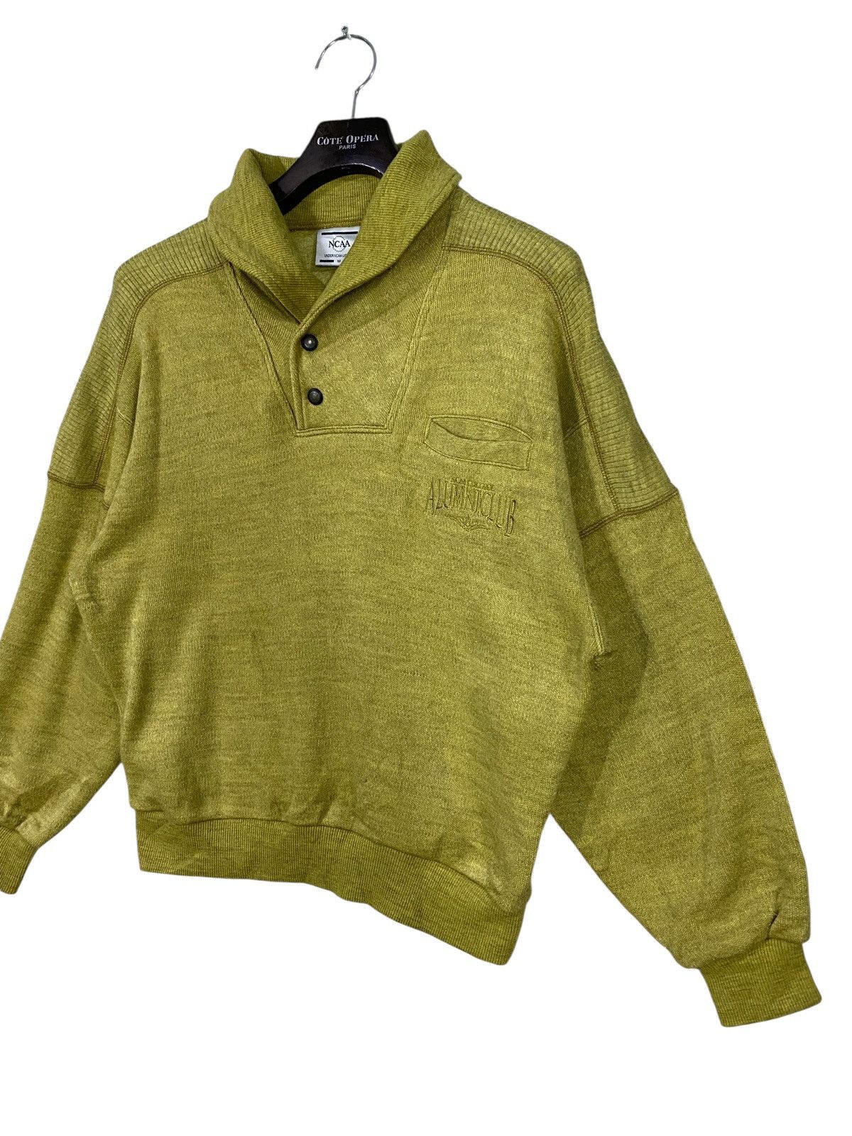 NCAA Vintage y2k NCAA COLLAGE alumni club sweatshirt high collar Size US M / EU 48-50 / 2 - 2 Thumbnail