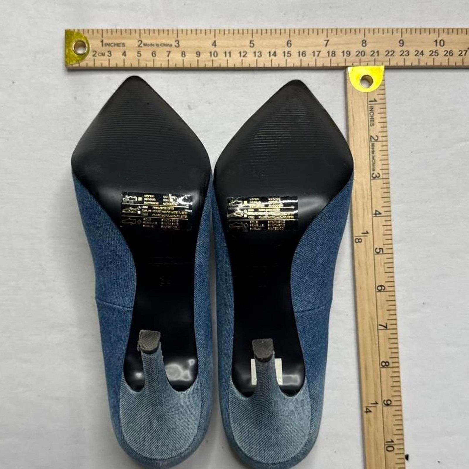 Diesel Diesel D Elisah Zip Blue Indigo Pumps Vintage size 8 3” heel Size US 8 / IT 38 - 4 Thumbnail