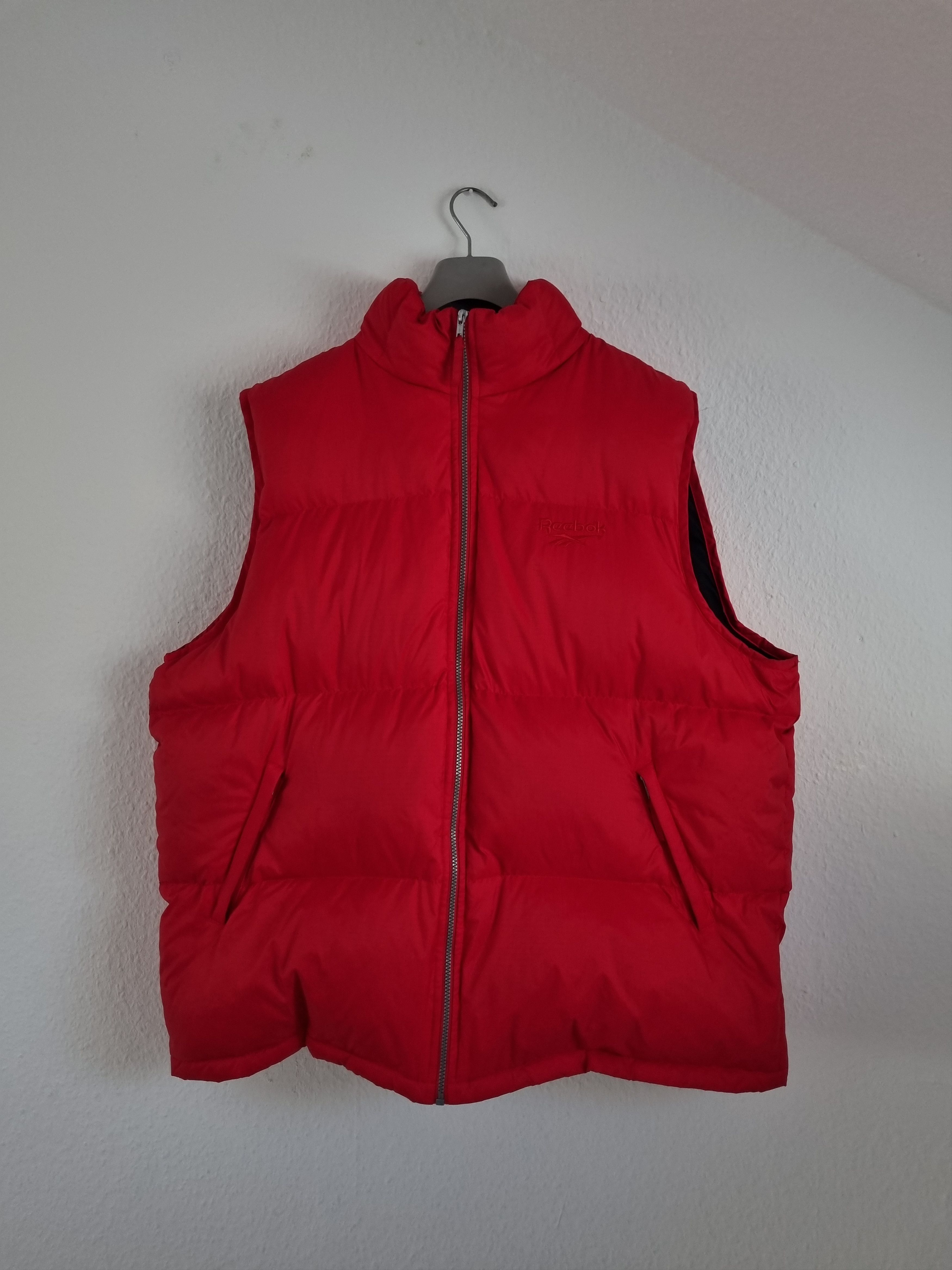 Reebok × Vintage Vintage Reebok Down Vest DRT2 Jacket Puffer Red 90s Y2K Size US XXL / EU 58 / 5 - 1 Thumbnail