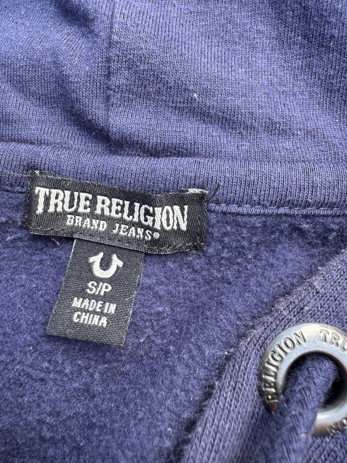 Japanese Brand True Religion Hoodie Grey Buddha World Tour Logo Chief Keef Size US S / EU 44-46 / 1 - 5 Thumbnail
