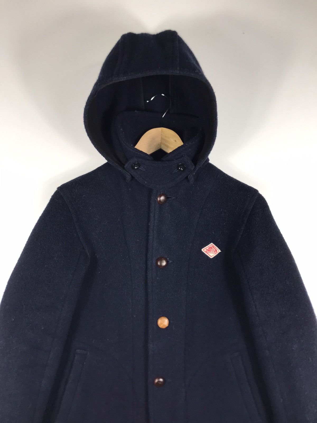 Danton 🔥Danton Wool Hooded Button Long Jacket Size XS / US 0-2 / IT 36-38 - 4 Thumbnail