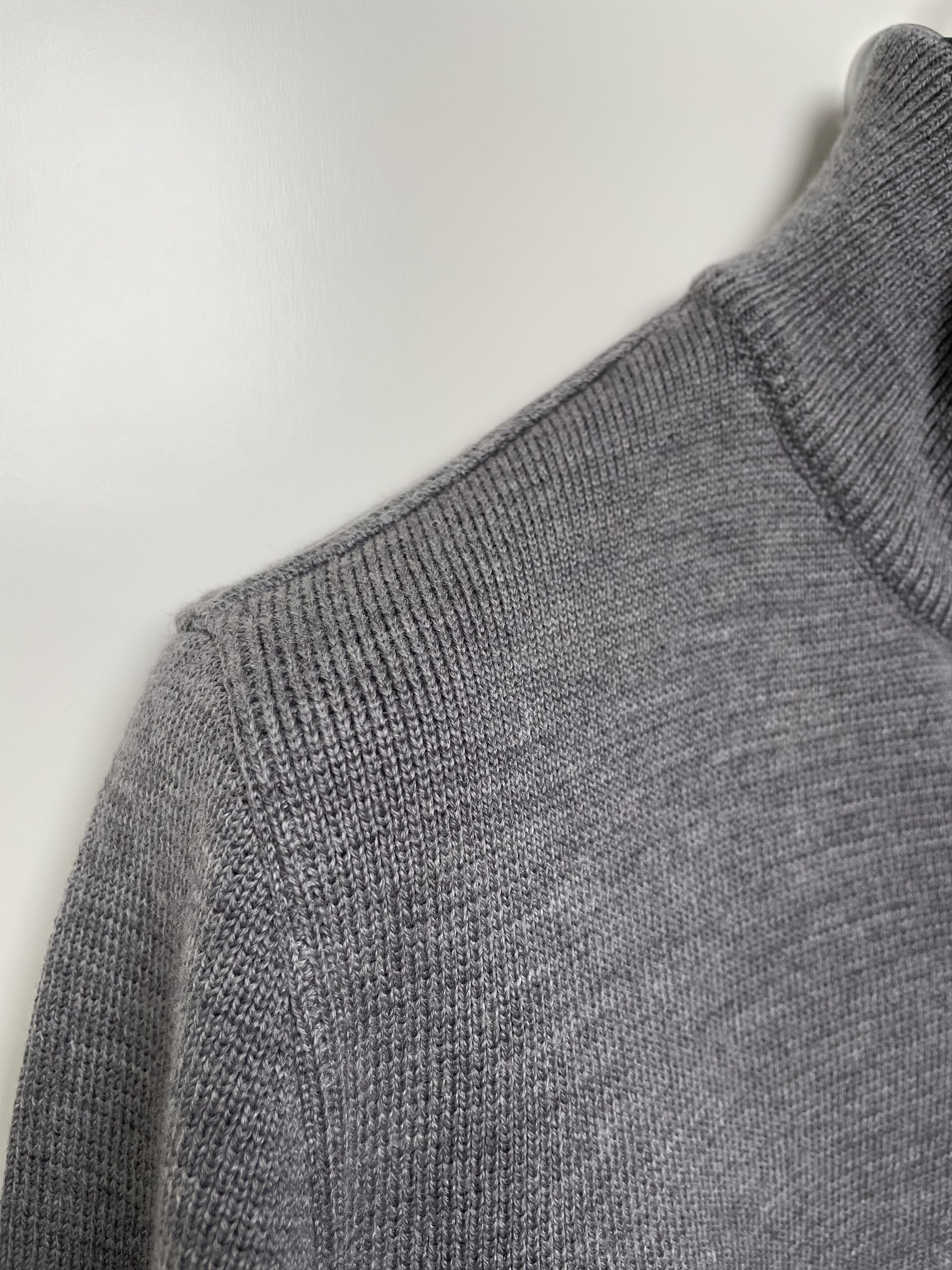 Valstar NWT Valstar Milano grey knitted Valstarino jacket, size L Size US L / EU 52-54 / 3 - 3 Thumbnail