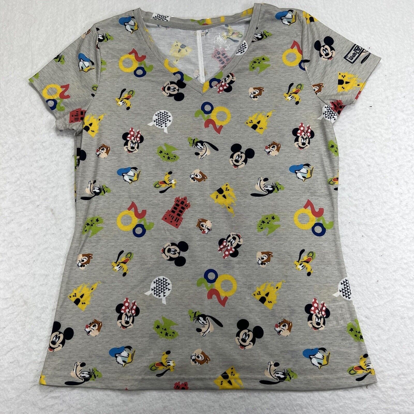 Disney Disney Parks Short Sleeve Mickey & Friends T Shirt Size S / US 4 / IT 40 - 1 Thumbnail