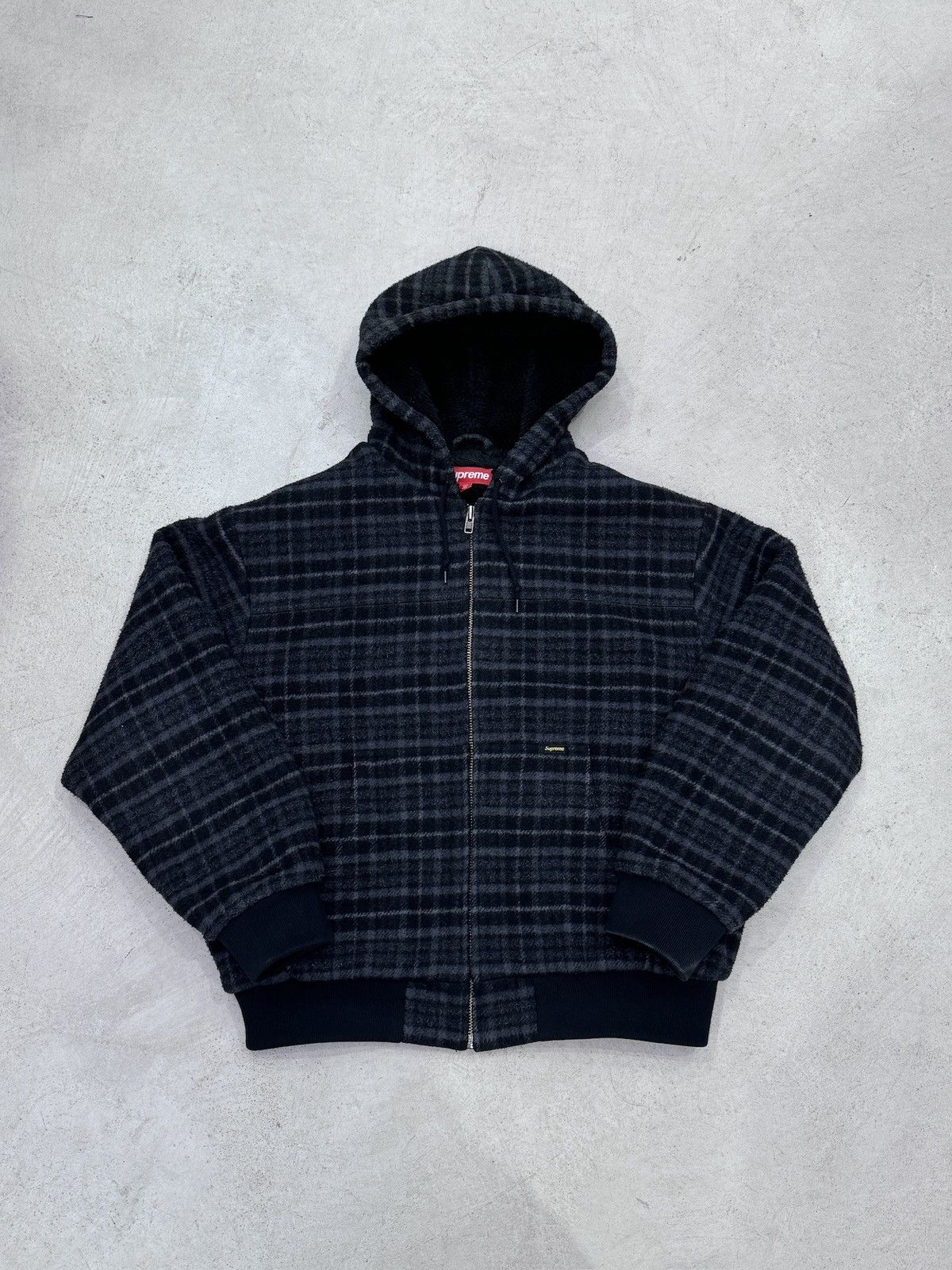 Supreme Supreme Plaid Wool Hooded Work Jacket Size US L / EU 52-54 / 3 - 2 Thumbnail
