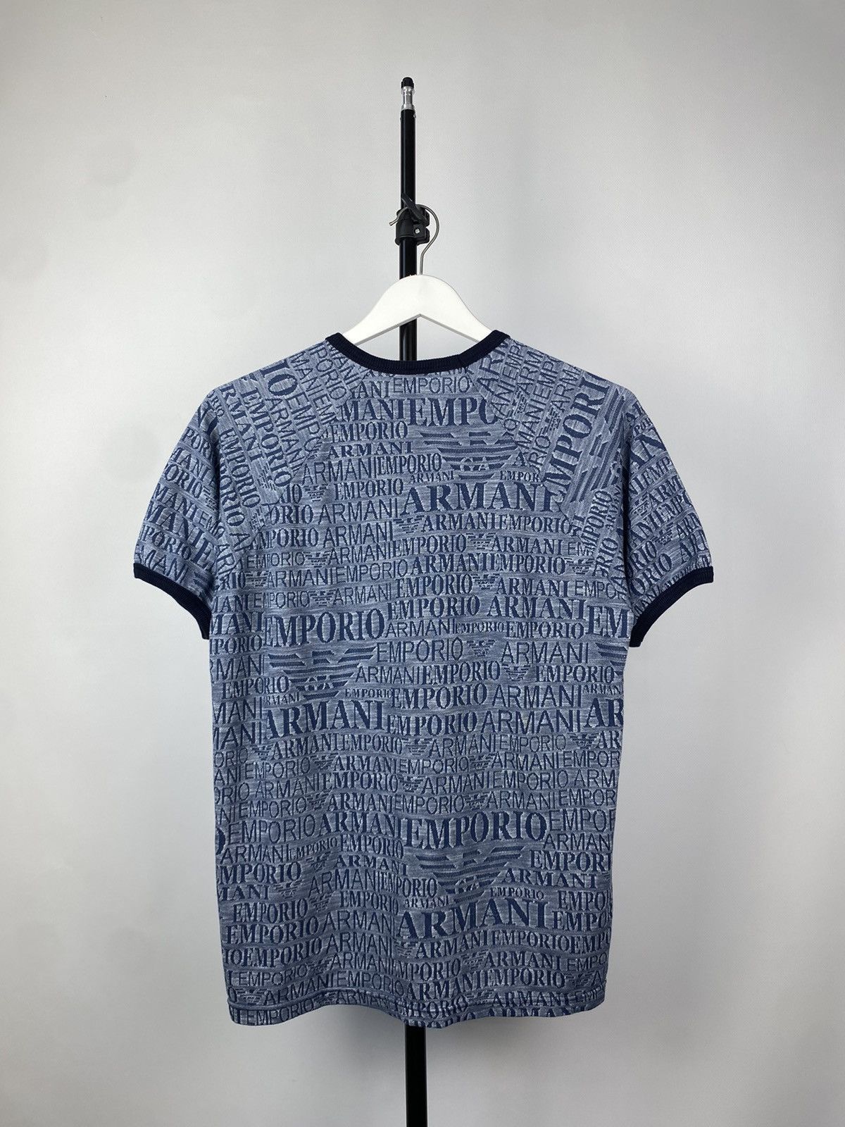 Armani Rare vintage Luxury 90s Multi Logo Armani tee Size US S / EU 44-46 / 1 - 7 Thumbnail