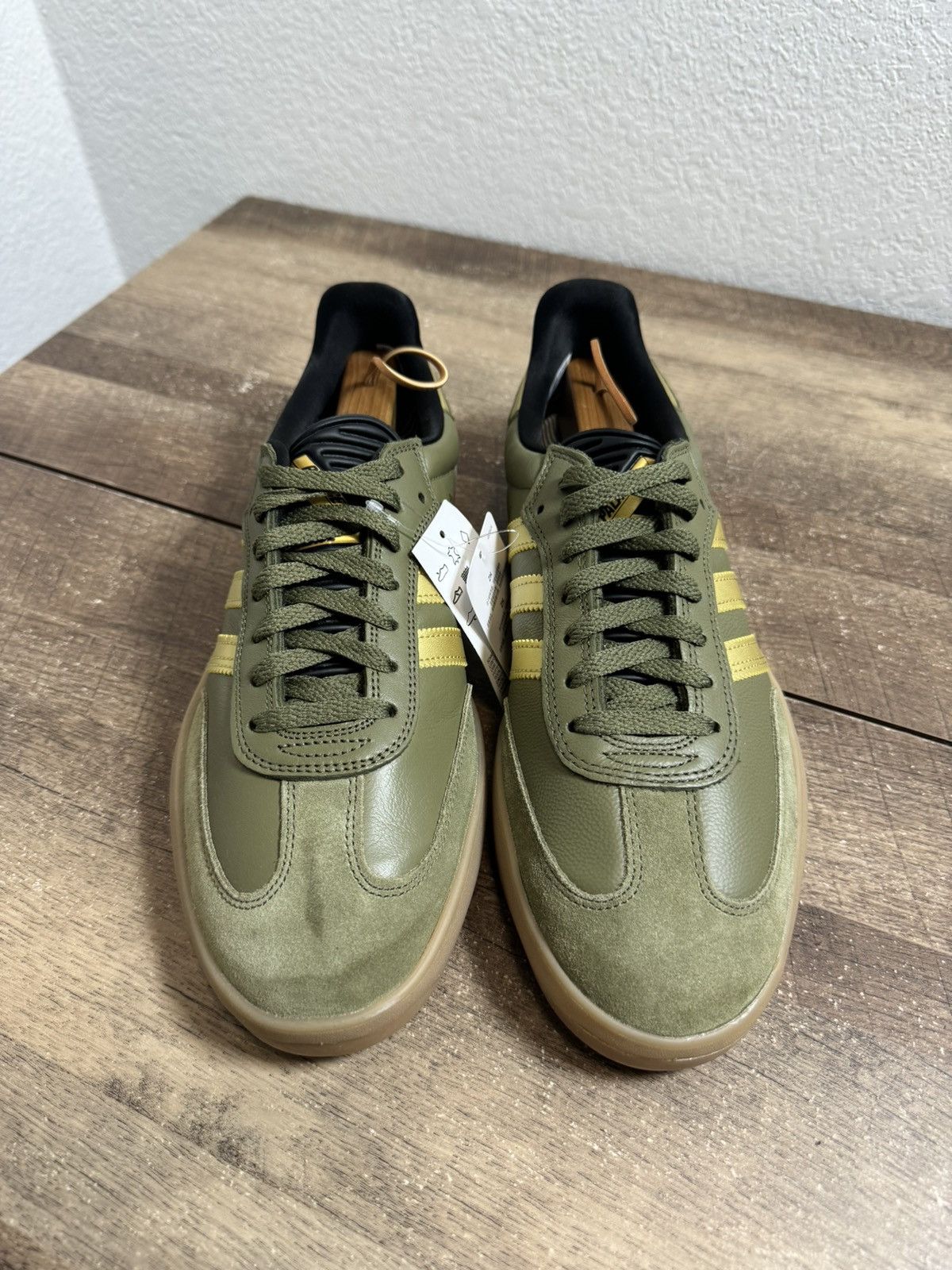 Adidas Adidas Palace X Puig Samba Size 11 Olive Gold Palace Samba Size US 11 / EU 44 - 3 Thumbnail