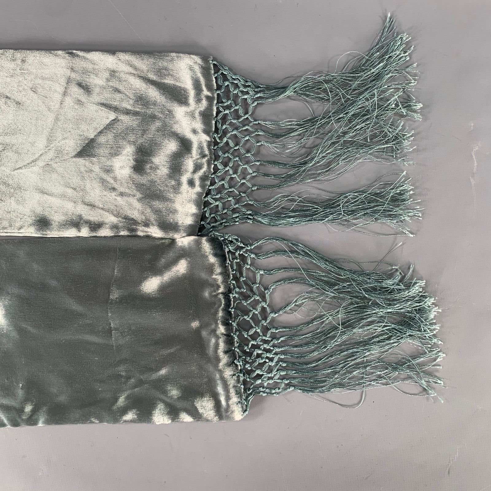Max Mara MAX MARA Silver Scarves Size ONE SIZE - 4 Thumbnail