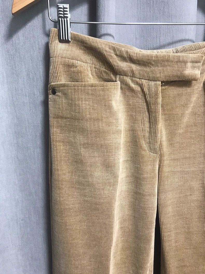 Loro Piana LORO PIANA Long velvet straight leg trousers Size 25" / US 0 / IT 36 - 3 Thumbnail
