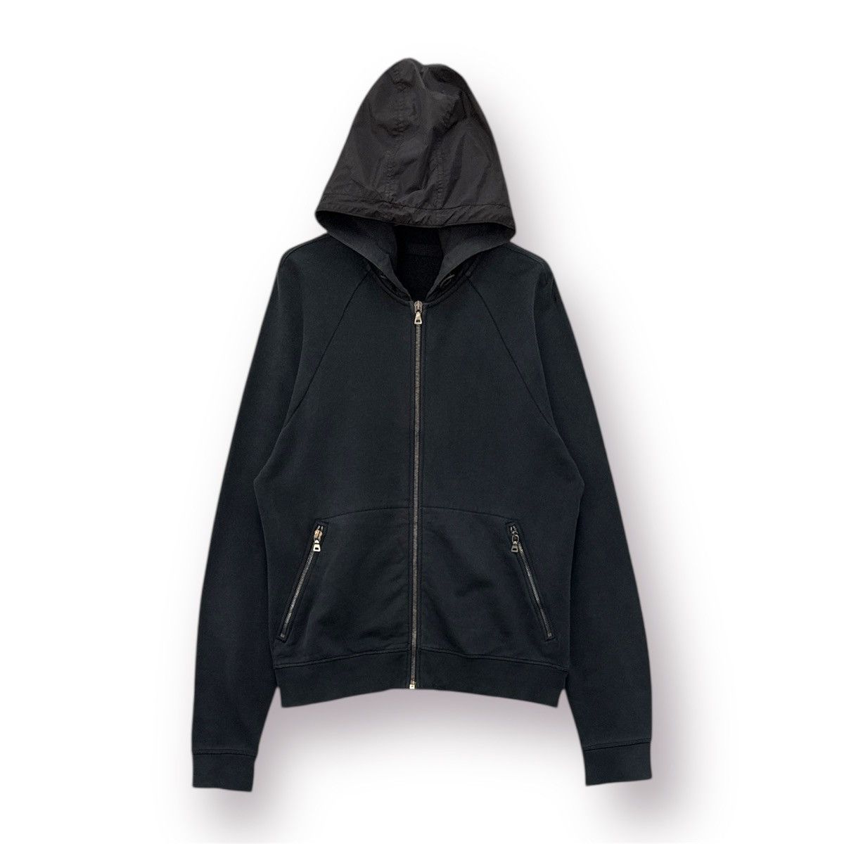 Prada ⚡️PRADA Sport Luxury Nylon Hood Zipped Sweat - M Size US S / EU 44-46 / 1 - 1 Thumbnail