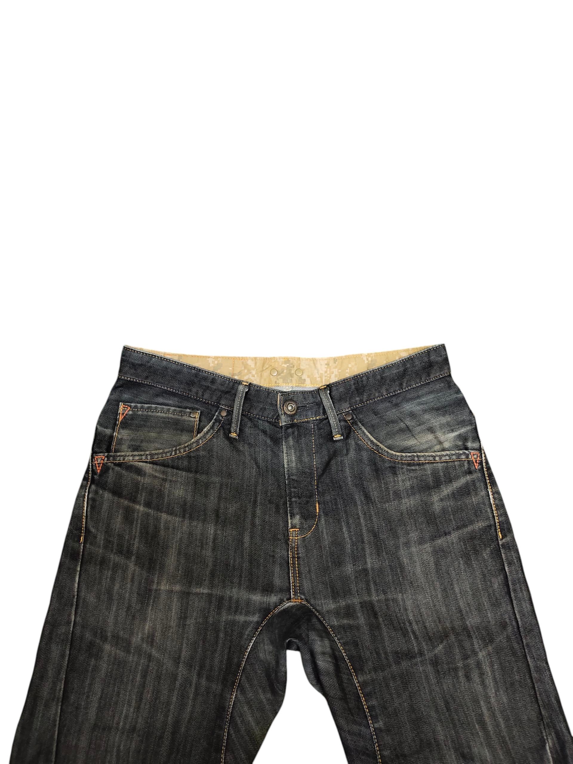 If Six Was Nine Vintage Edwin Function Distressed Denim Jeans Size US 31 - 2 Thumbnail