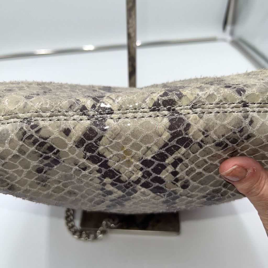 Michael Kors MICHAEL KORS Chain Python Leather JET SET Tote Hobo Convertible Shoulder Bag WITH UNBRANDED CHAIN Size ONE SIZE - 8 Thumbnail