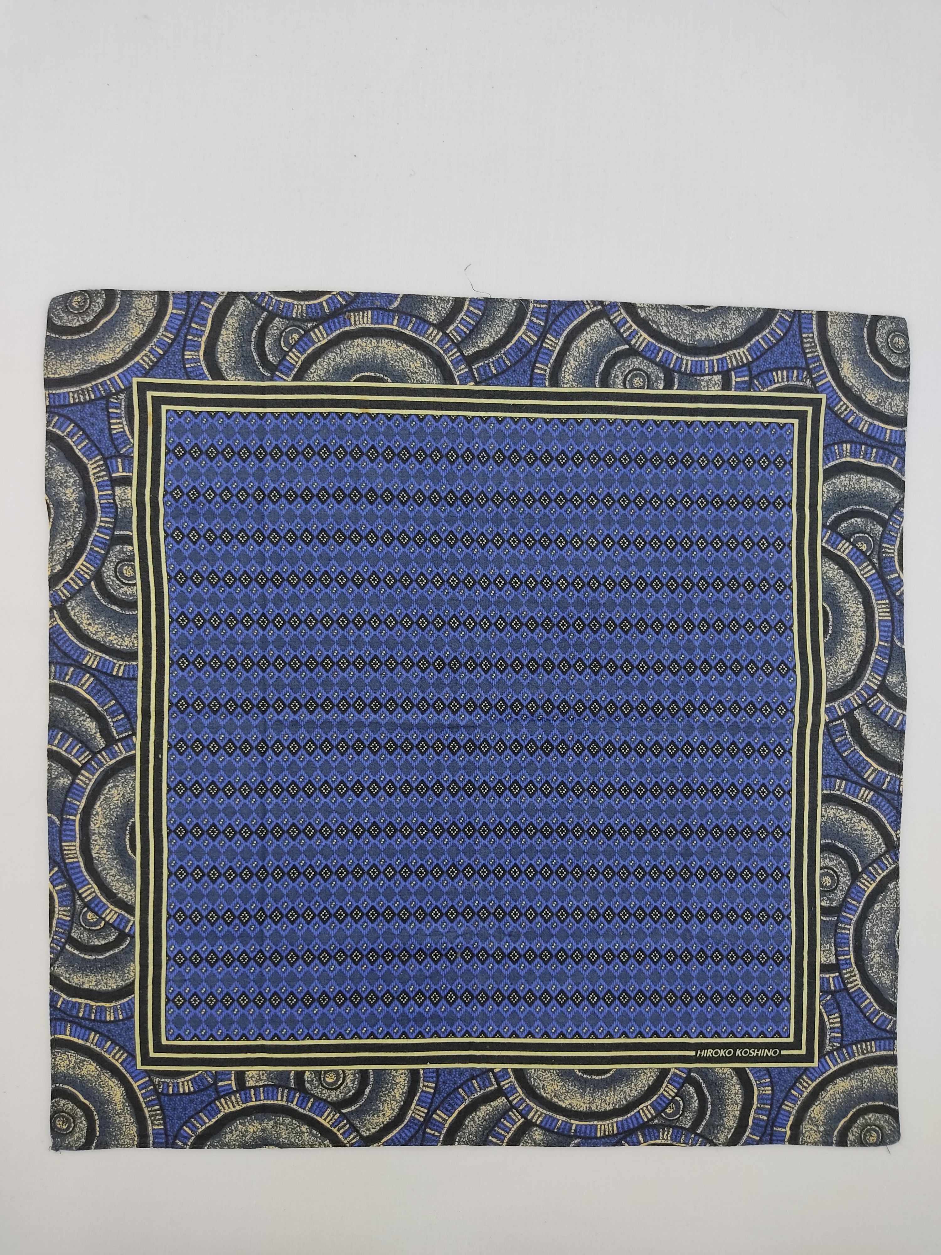 Hiroko Koshino Homme × Japanese Brand × Vintage Hiroko Koshino Handkerchief / Neckwear / Bandana Size ONE SIZE - 3 Thumbnail