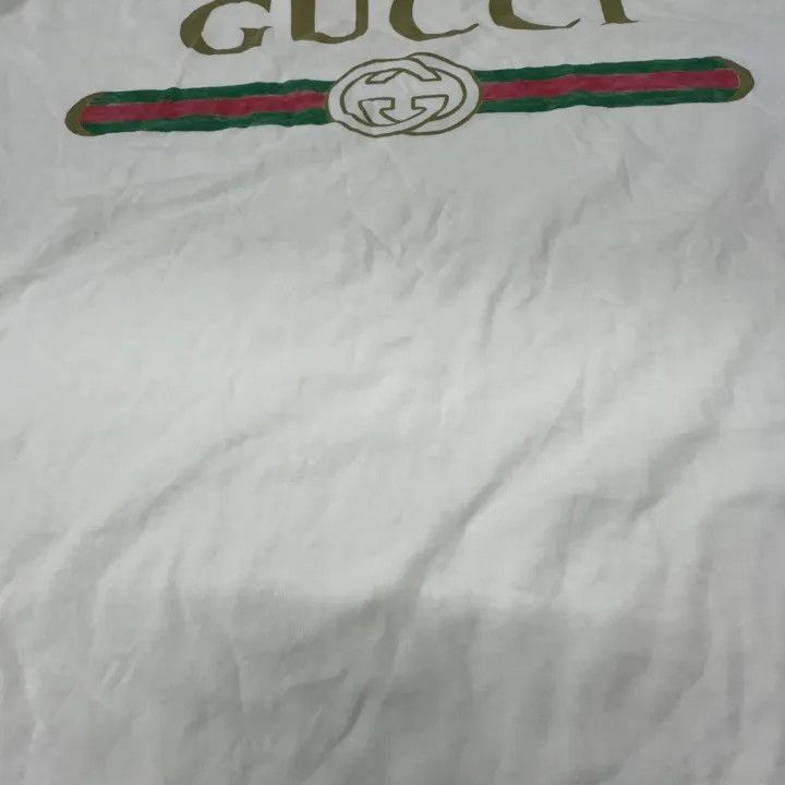 Gucci Gucci Logo Print Short Sleeve T-Shirt-2507 Size M / US 6-8 / IT 42-44 - 3 Thumbnail