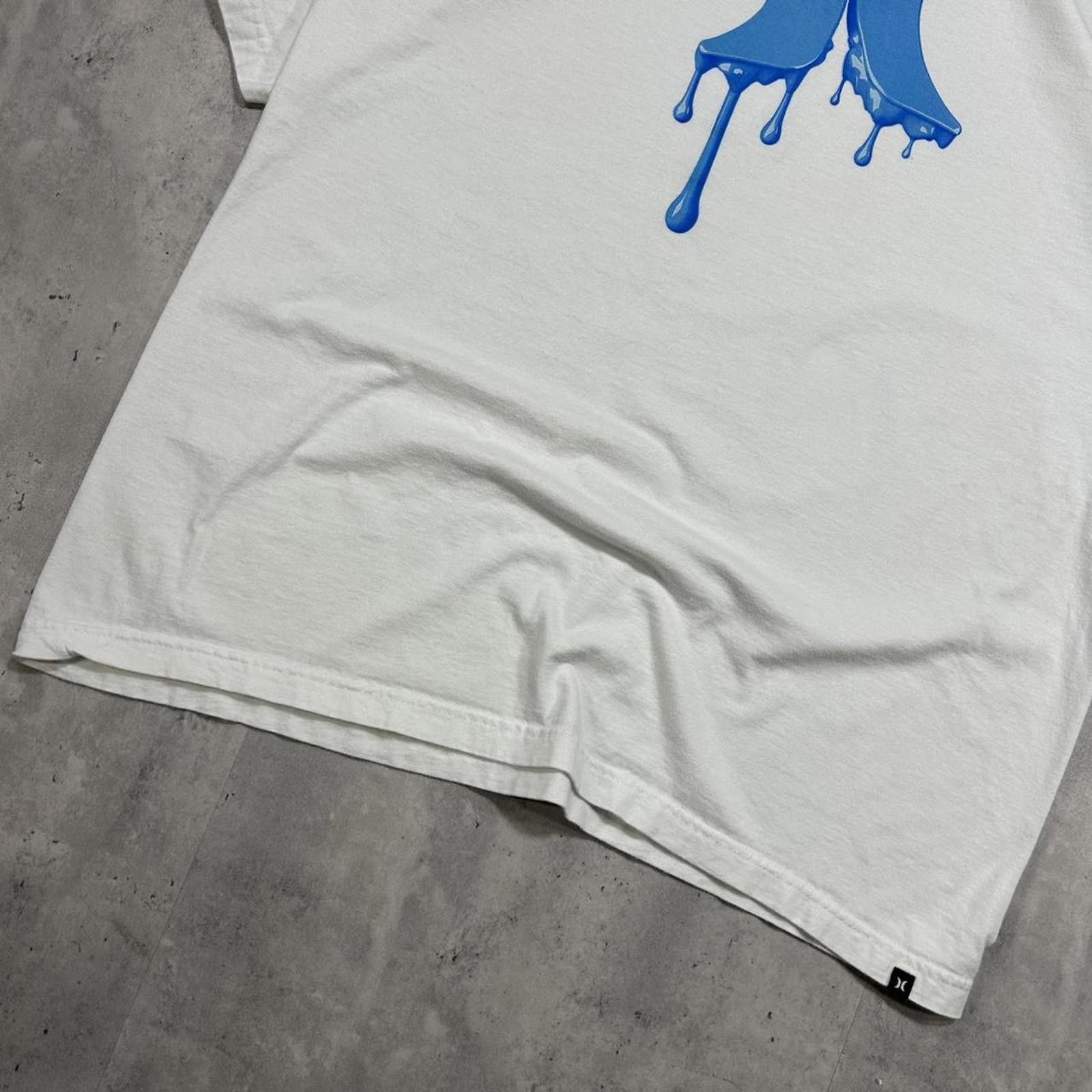 Hurley Y2K White Hurley 3D Logo Print T-Shirt Size US XL / EU 56 / 4 - 4 Thumbnail