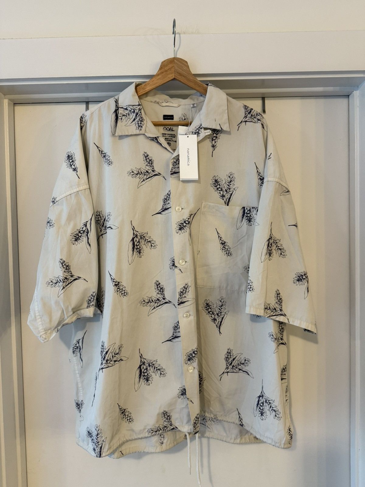 Nanamica $450 NANAMICA ECRU CAMP WIND JAPAN SHIRT XL Size US XL / EU 56 / 4 - 13 Thumbnail
