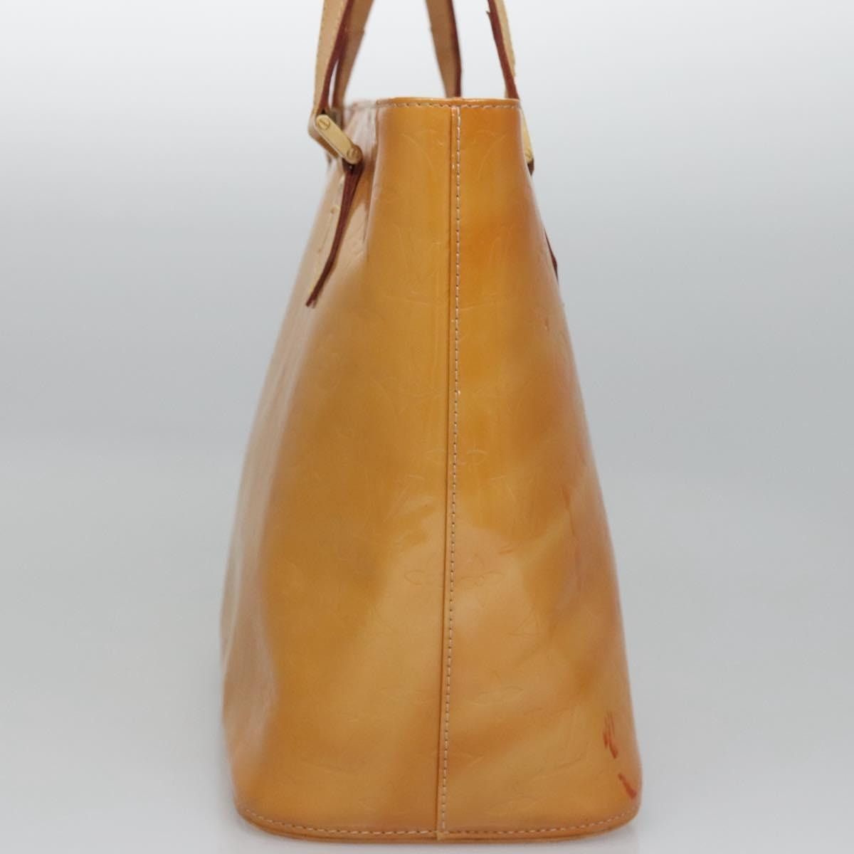 Louis Vuitton LOUIS VUITTON Monogram Vernis Houston Hand Bag Beige M91004 Size ONE SIZE - 5 Thumbnail
