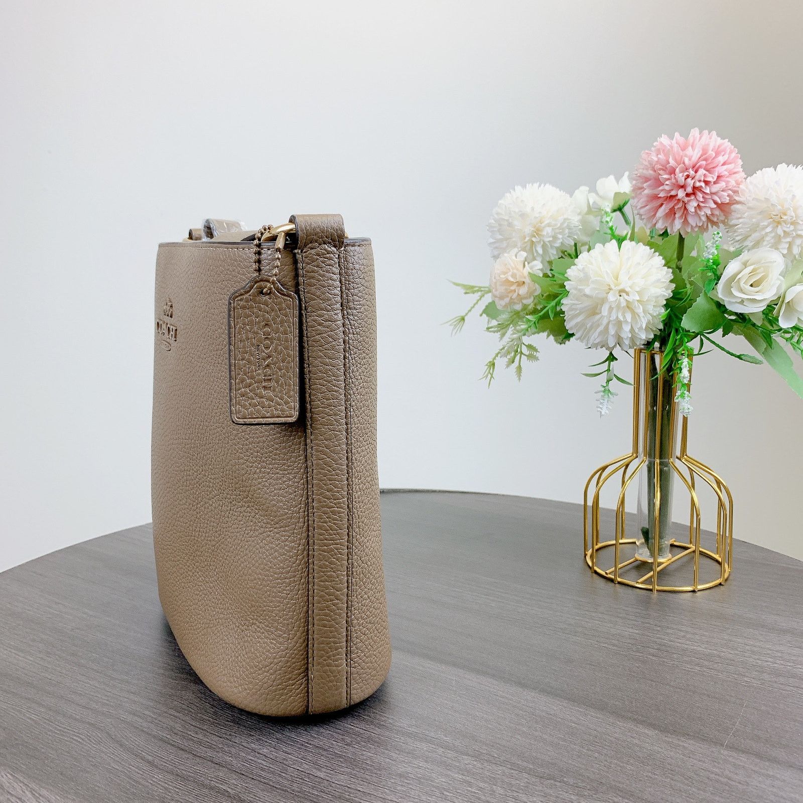 Coach Coach CR153 Sophie Bucket Bag IN Dark Stone Size ONE SIZE - 5 Thumbnail