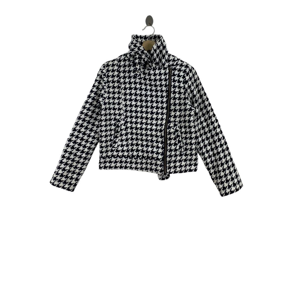 Japanese Brand ANGELINA Japanese Brand Check Tartan Bomber Jacket Size S / US 4 / IT 40 - 1 Thumbnail