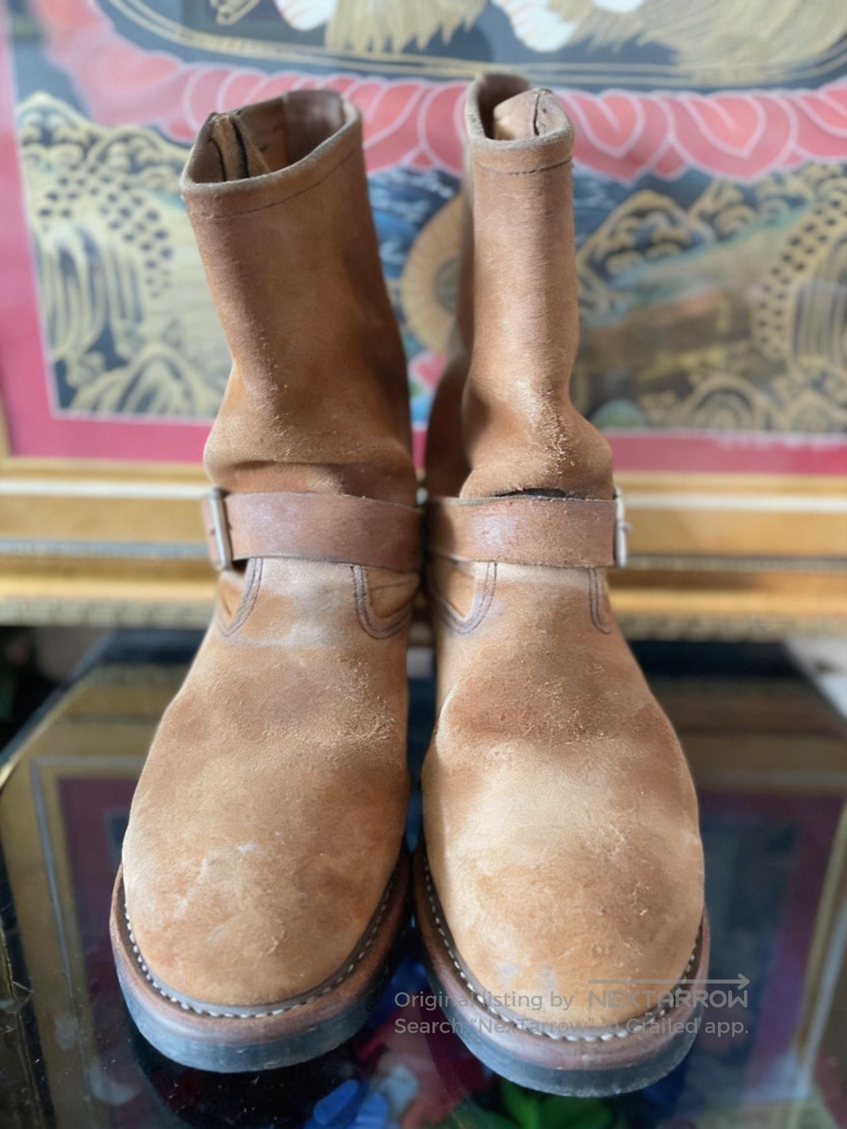 Red Wing Rare Red Wing 8812 Copper Abilene Roughout Engineer Boots