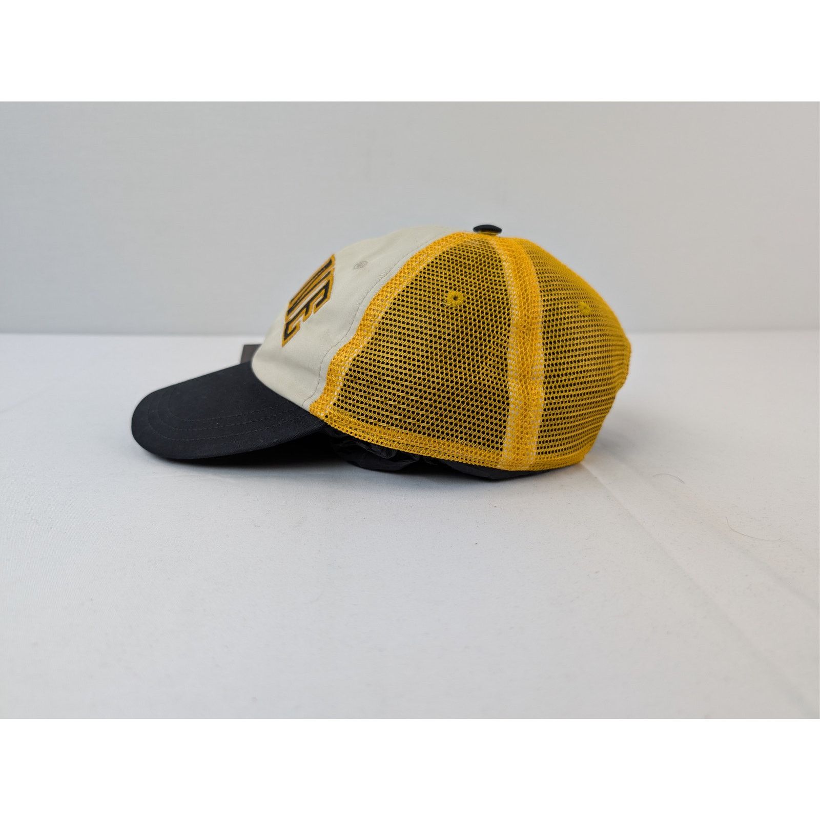 Celine o1rshd1 Size: L / mesh baseball Cap / Hat in Yellow/Beige Size ONE SIZE - 3 Thumbnail