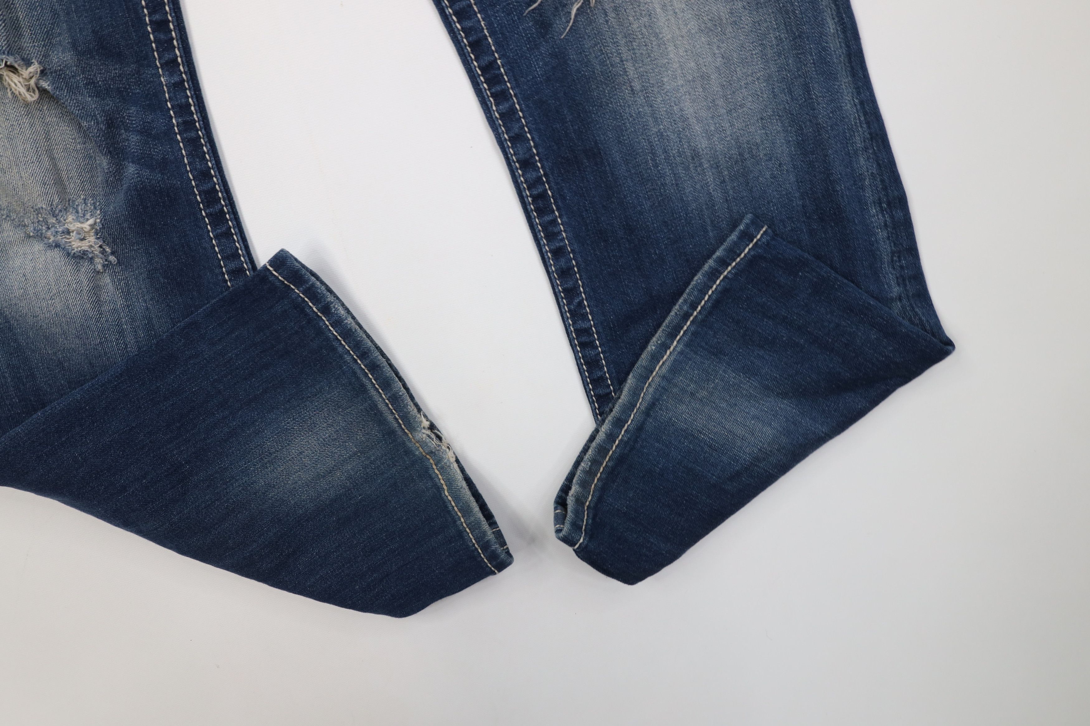 Miss Me Miss Me Rhinestone Thick Stitch Easy Boot Cut Flared Jeans Size 30" / US 8 / IT 44 - 5 Thumbnail