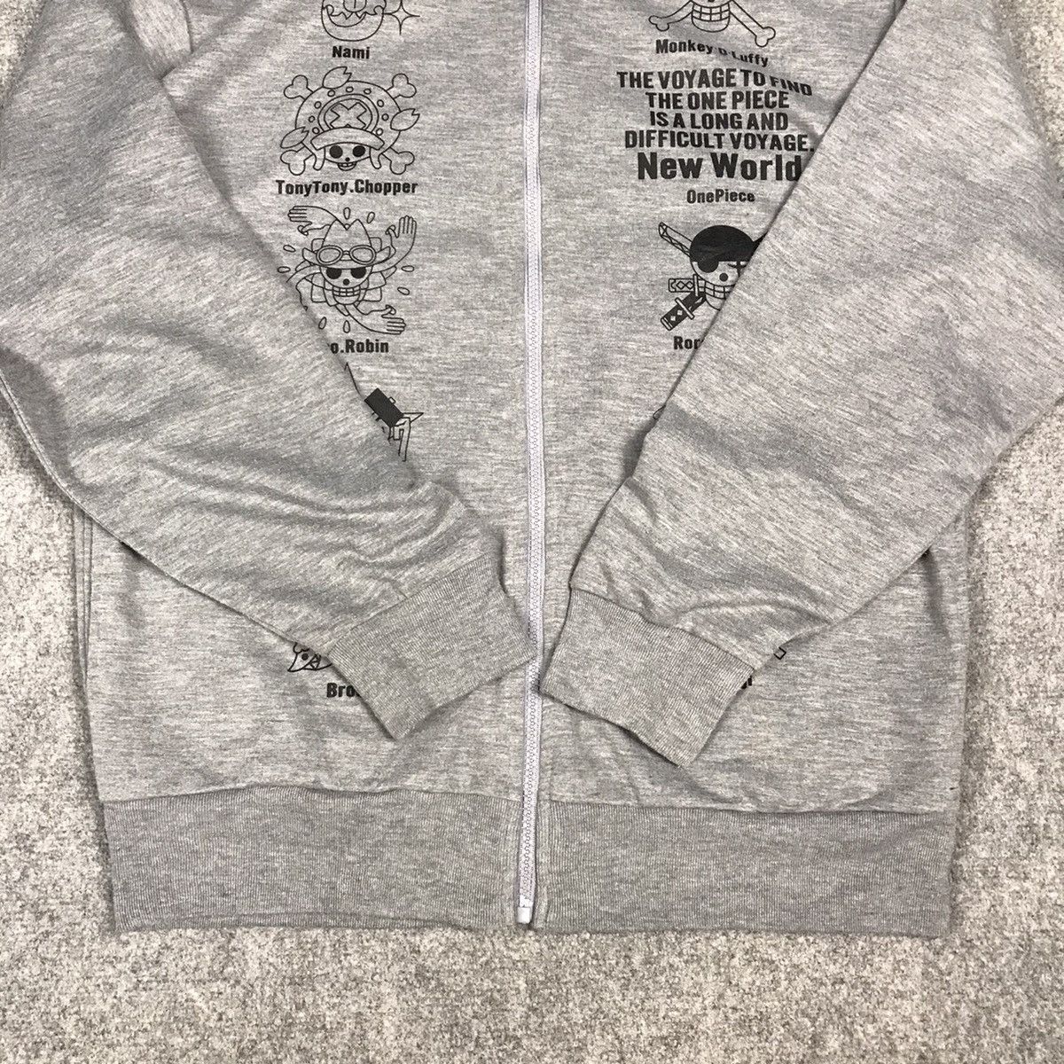 Japanese Brand × One Piece ONE PIECE ANIME JAPAN ZIPPER HOODIES JACKET Size US L / EU 52-54 / 3 - 6 Thumbnail