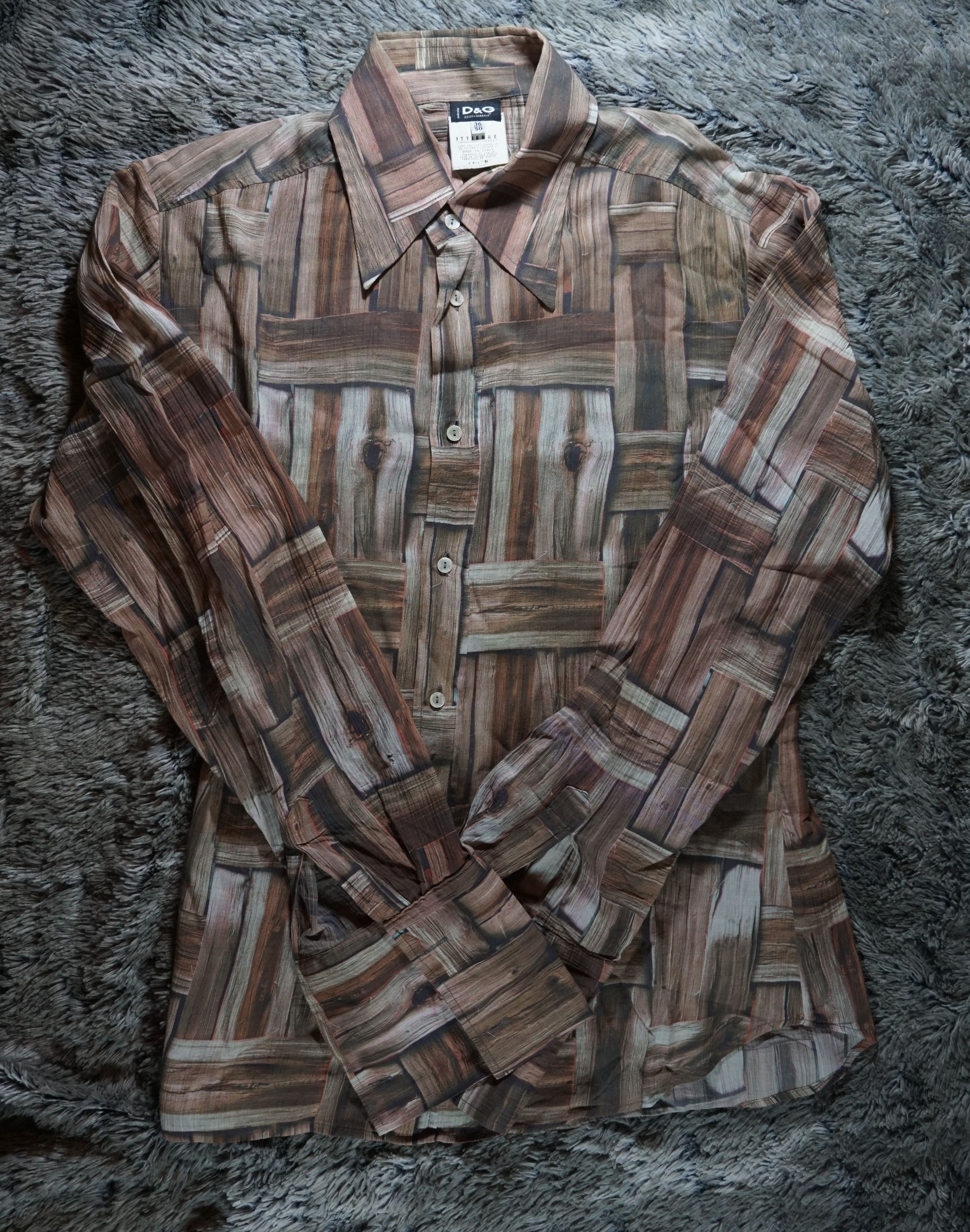 Dolce & Gabbana dolce e gabbana wooden shirt Size US M / EU 48-50 / 2 - 1 Thumbnail