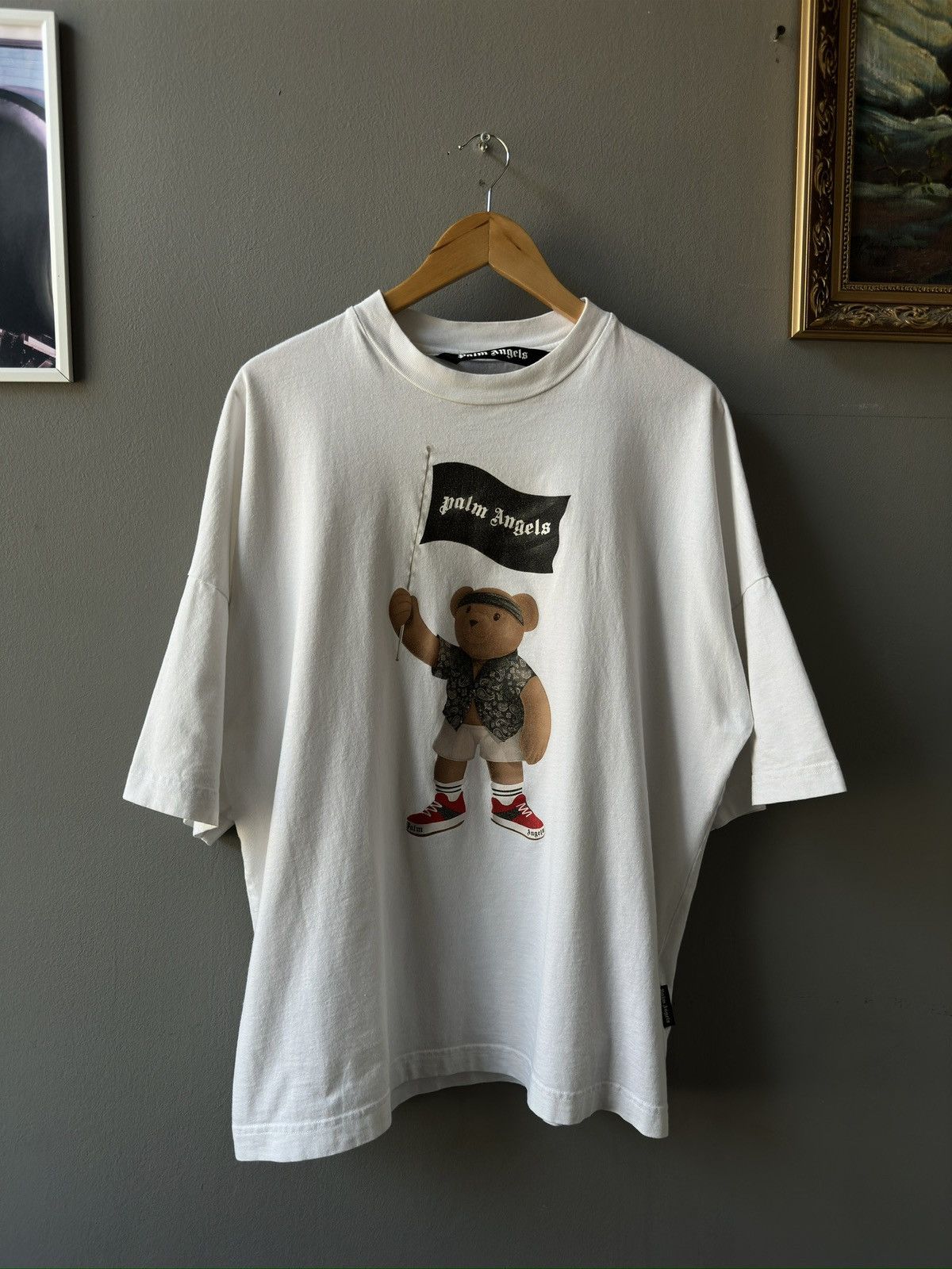 Palm Angels Palm Angels Pirate Bear flag Logo T-Shirt Size US M / EU 48-50 / 2 - 2 Thumbnail