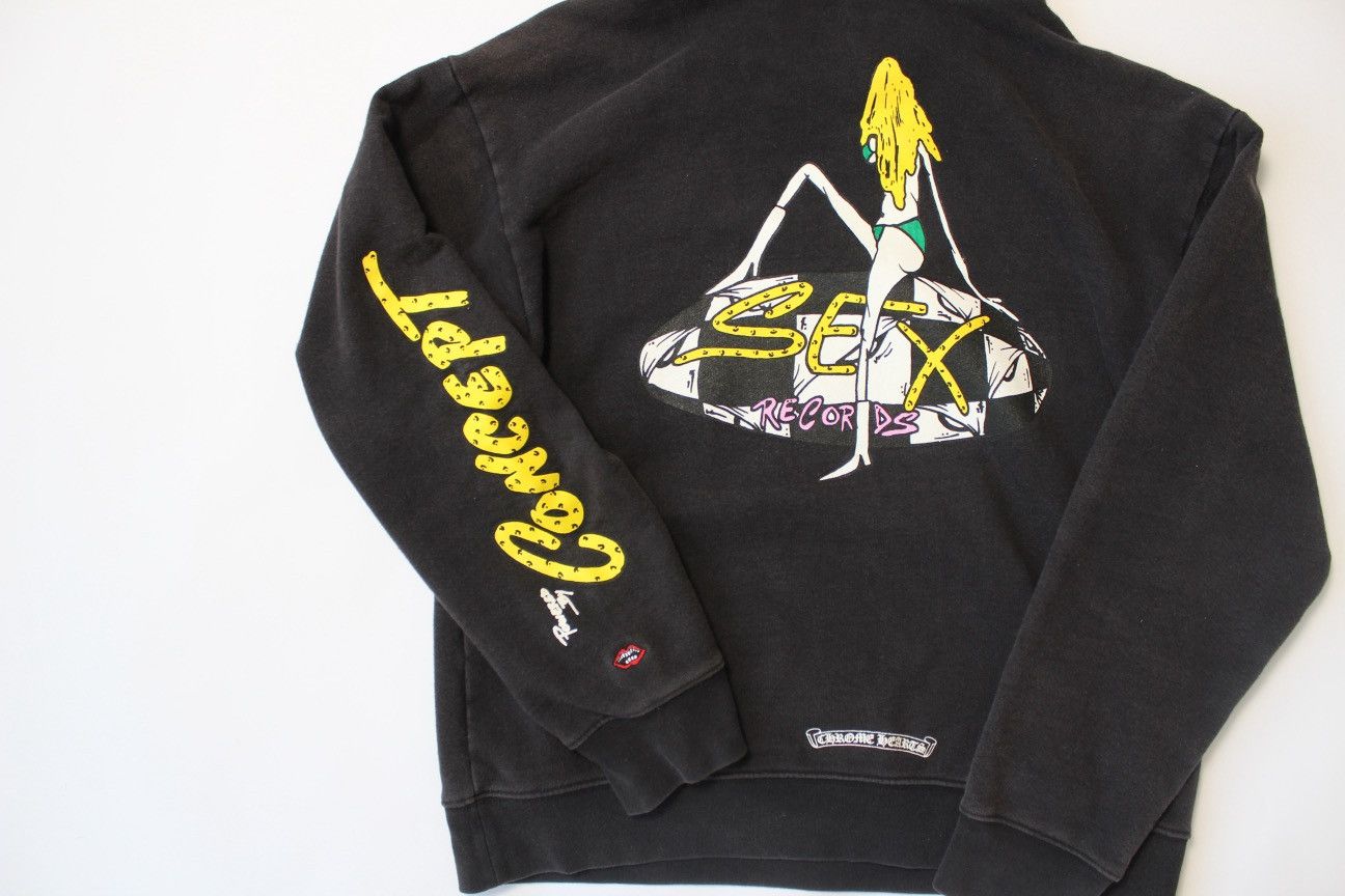 Chrome Hearts Chrome Hearts Matty Boy Sex Records Hoodie Size US L / EU 52-54 / 3 - 11 Thumbnail