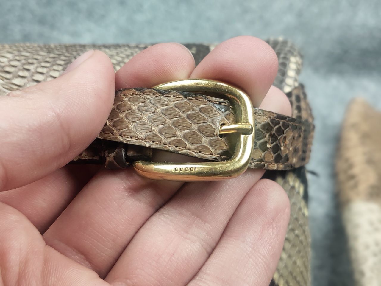 Gucci Gucci Authentic Python Snake Horsebit Knee Zip High Boots Size US 9.5 / IT 39.5 - 22 Thumbnail