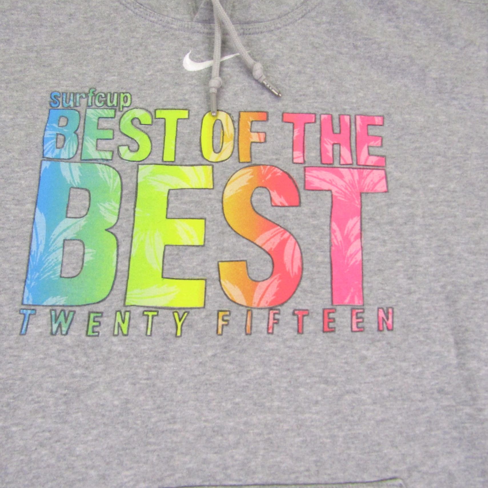 Nike Nike Hoodie Mens M Gray Pullover Surfcup 2015 Surfer Swoosh Logo Outdoor Sports Hooded Pockets Size US M / EU 48-50 / 2 - 3 Thumbnail