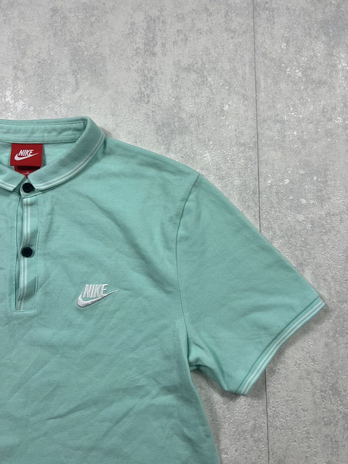 Nike 00's NIKE RETRO POLO T-SHIRT Y2K SWOOSH LOGO Size US M / EU 48-50 / 2 - 3 Thumbnail
