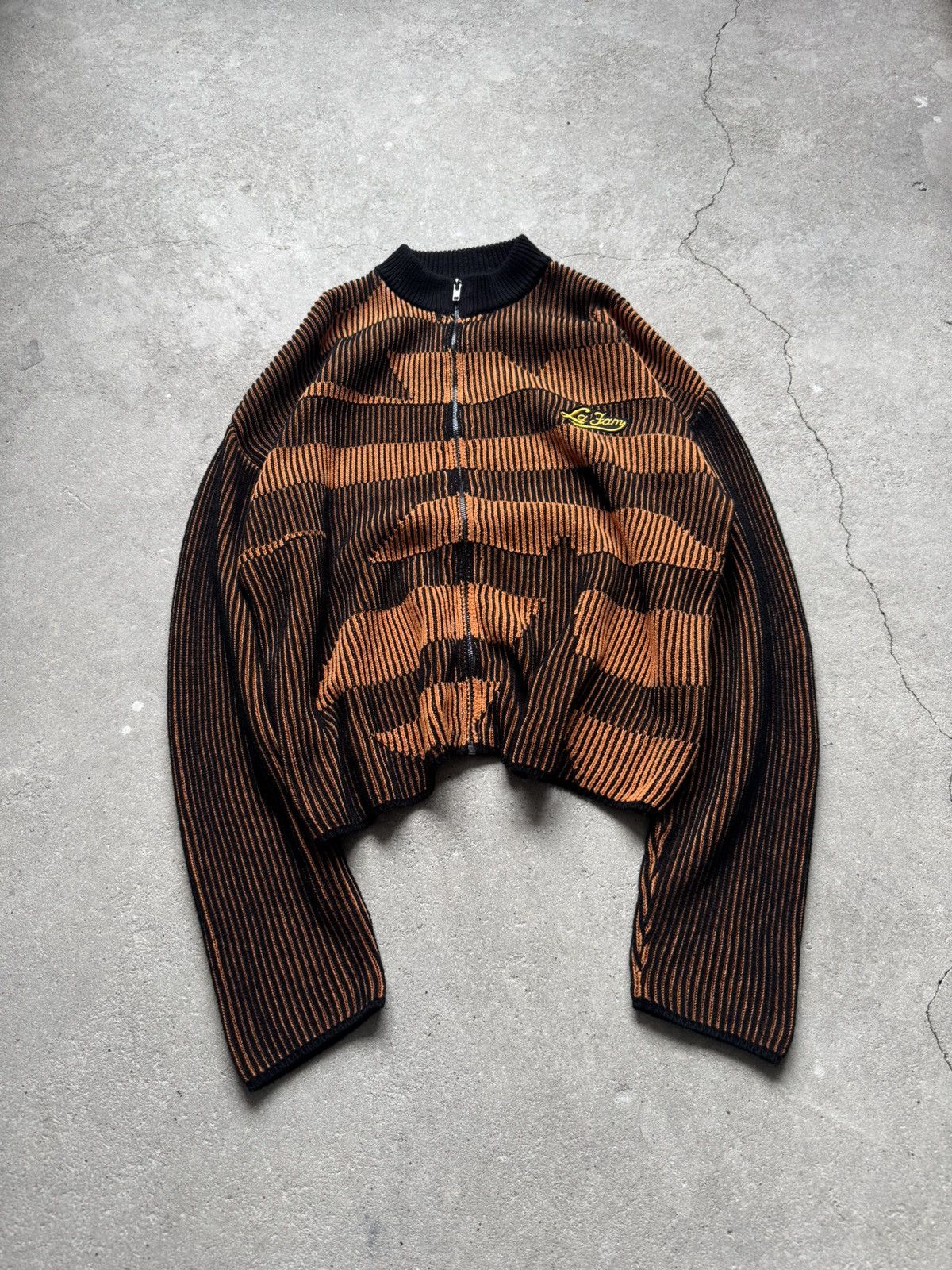La Fam Amsterdam La Fam Amsterdam Zip Sweater Orange Sample Size US M / EU 48-50 / 2 - 7 Thumbnail