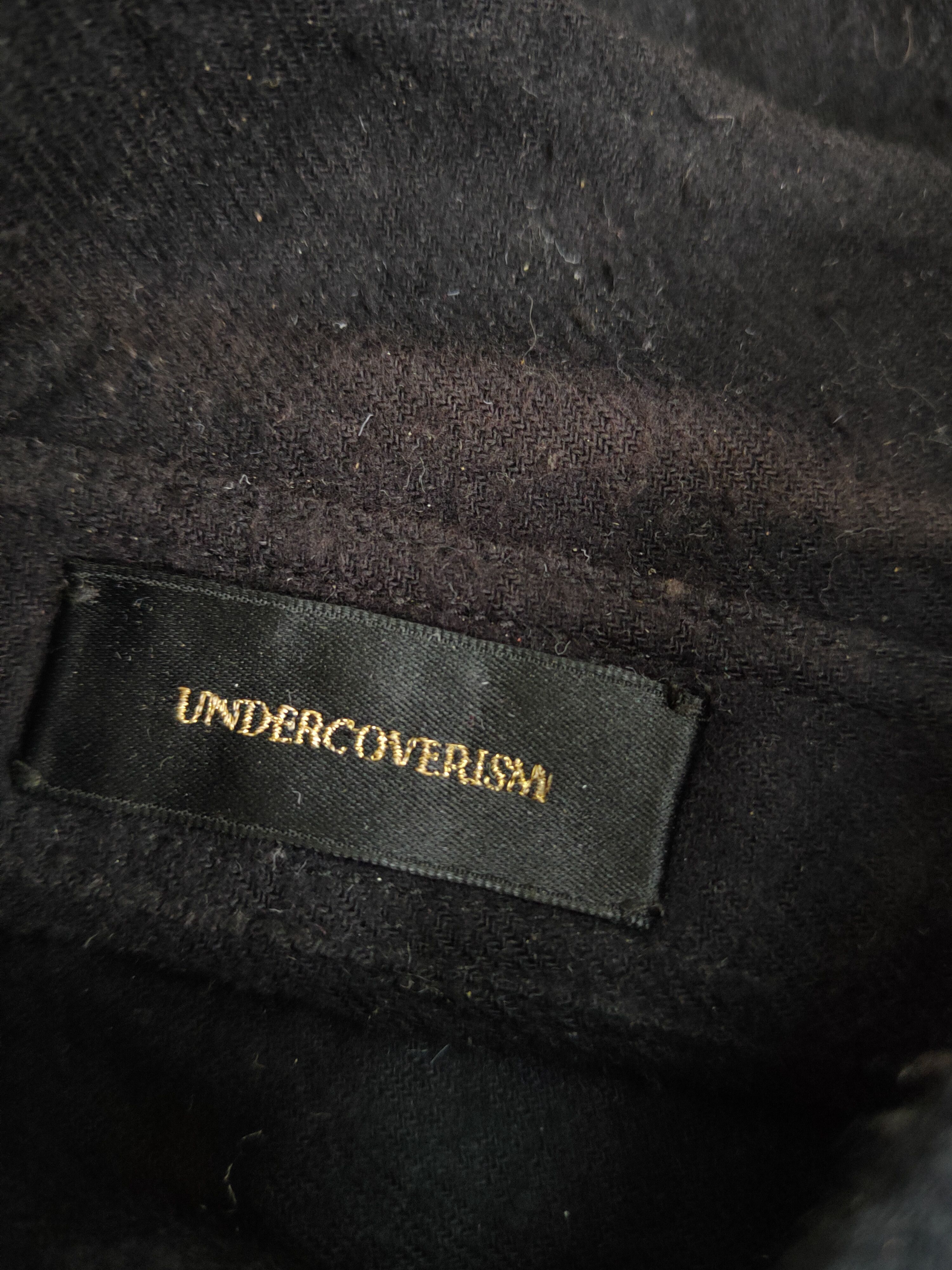 Japanese Brand × Undercover × Vintage Undercoverism Black Long Sleeve Button Up Shirts Size L / US 10 / IT 46 - 11 Thumbnail