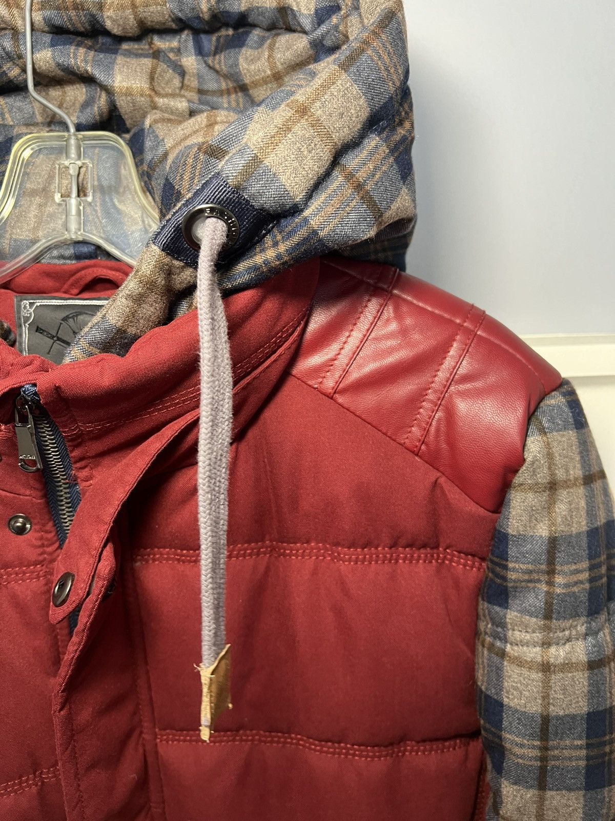 A&G Rock Vintage S135 Sparta Denim World modular plaid puffer jacket Size US L / EU 52-54 / 3 - 10 Thumbnail