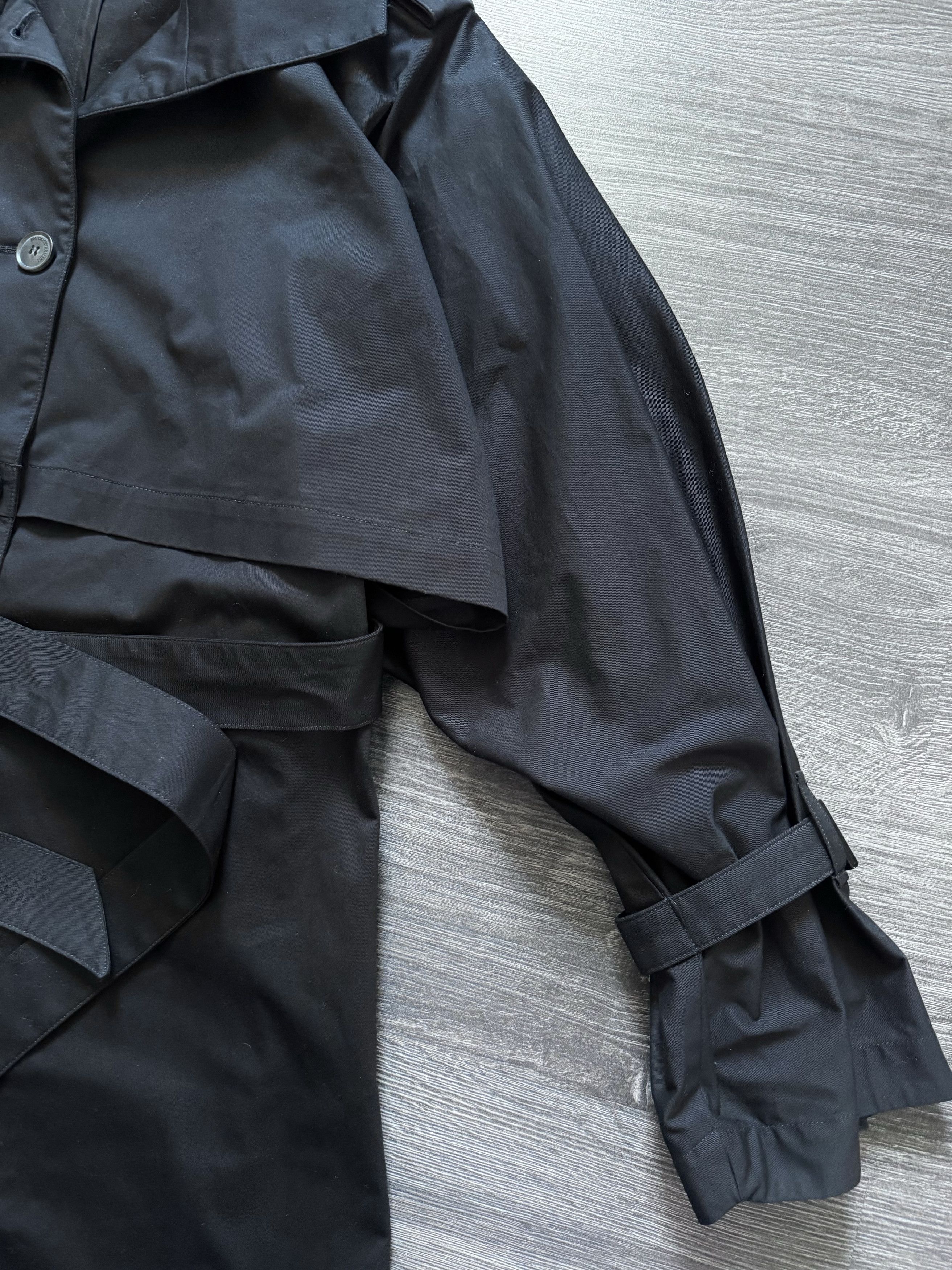 Emporio Armani Emporio Armani Belted Cotton Trench Women's Coat Size 48 Size L / US 10 / IT 46 - 6 Thumbnail