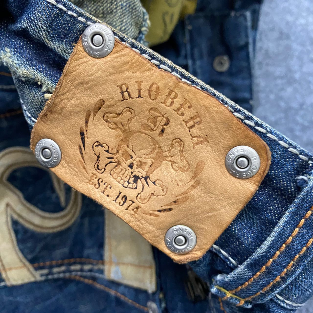 If Six Was Nine 💥Best Offer💥Vintage Riobera Jeans Distressed Denim Size US 30 / EU 46 - 17 Thumbnail