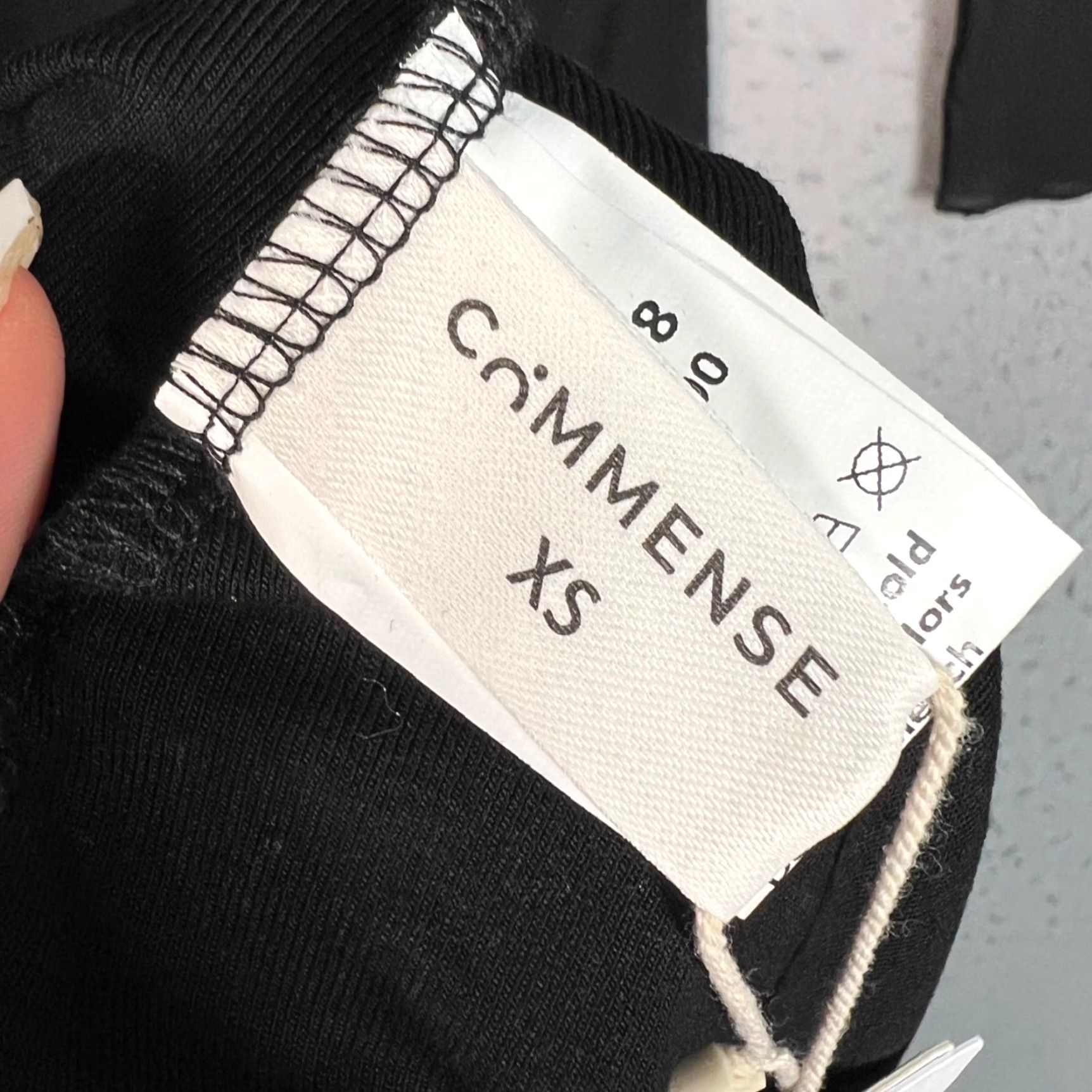 Vintage Commense Black Off-Shoulder Long Dress XS Polyester Blend NEW! Maxi Women XS Black Off Shoulder Long Dress Party Cocktail Vintage: No Size XS / US 0-2 / IT 36-38 - 3 Thumbnail