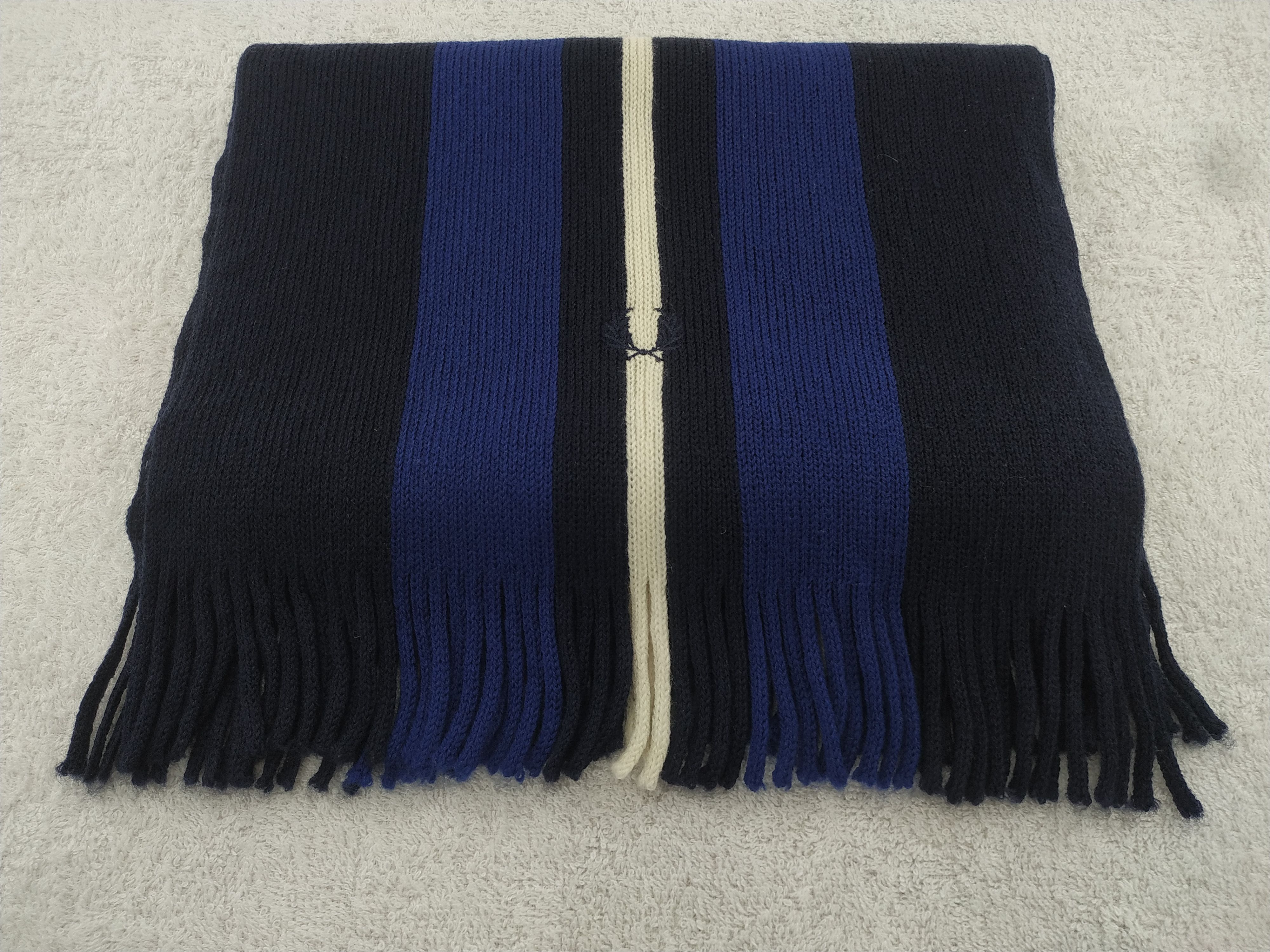 Fred Perry × Vintage Fred Perry Scarf / Muffler / Neckwear - WW586 Size ONE SIZE - 2 Thumbnail