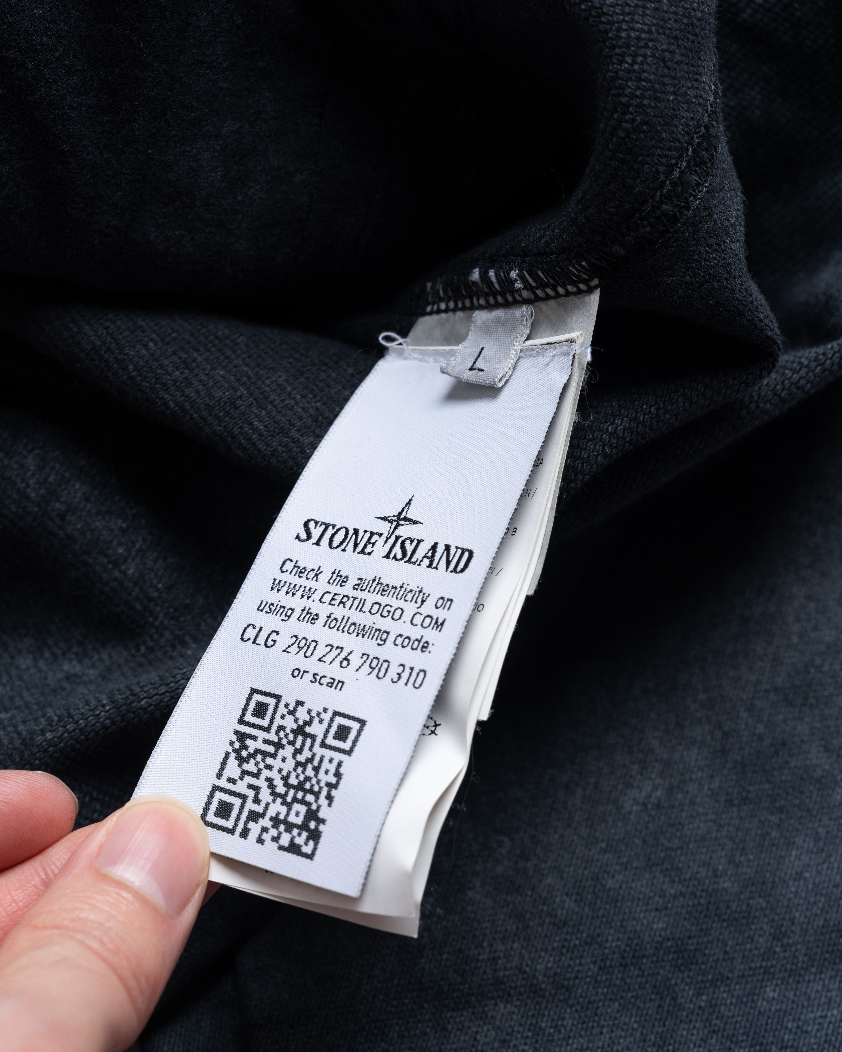 Stone Island Shadow Project Dust Treatment Crew Neck Sweater Size US L / EU 52-54 / 3 - 5 Thumbnail