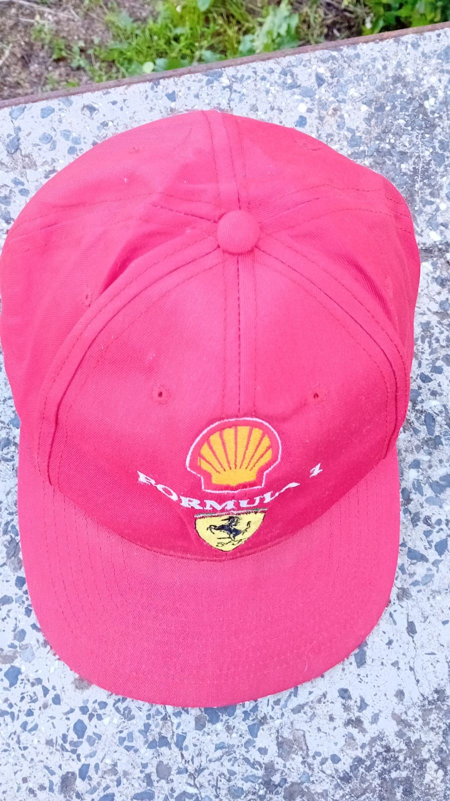 Ferrari × Formula 1 × Vintage Ferrari Shell Formula 1 Vintage Snapback Hat Cap Red 90s Size ONE SIZE - 5 Thumbnail