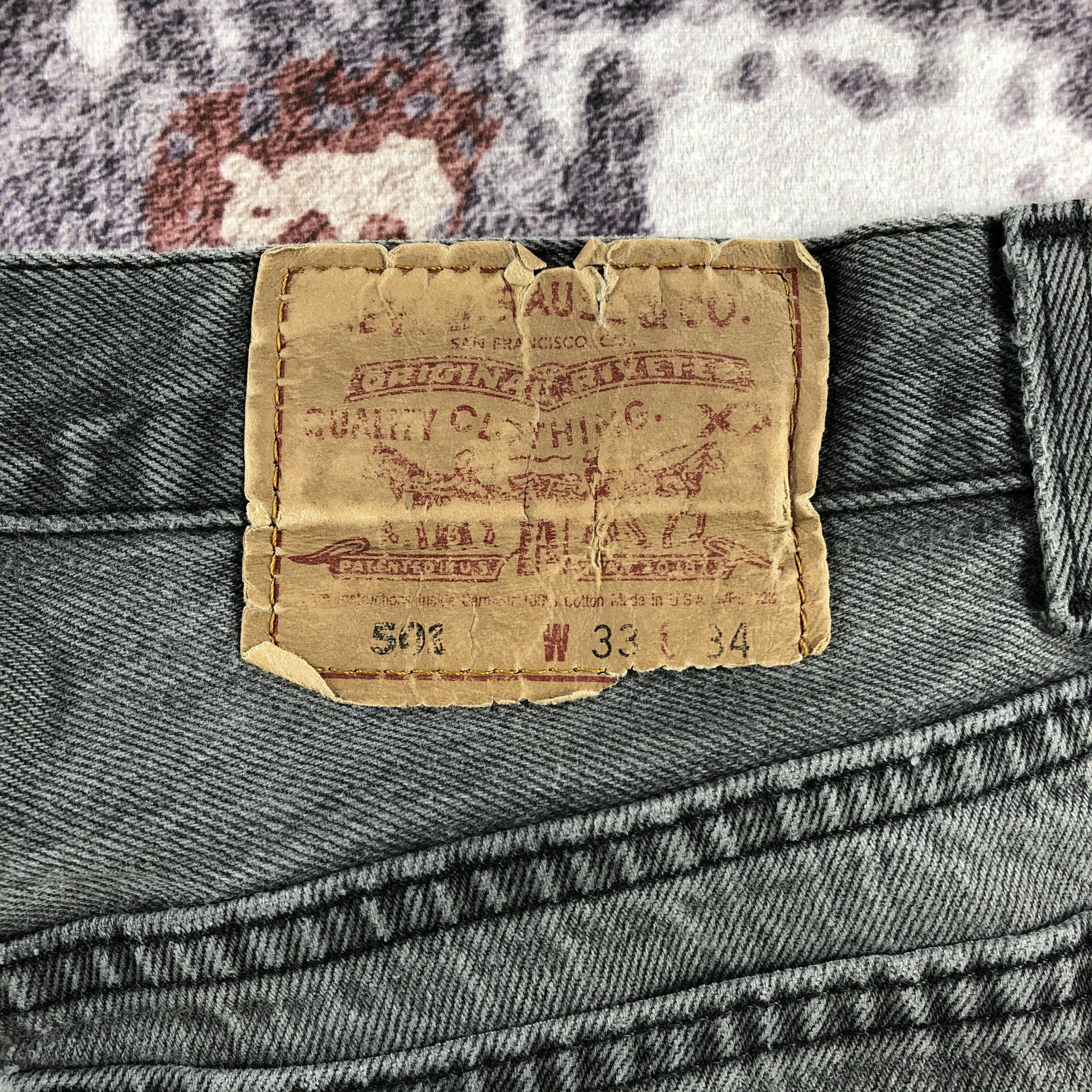 Levi's × Vintage 90s Vintage Levis 501 Earth Tone Jeans-JM2348 Size US 33 - 6 Thumbnail