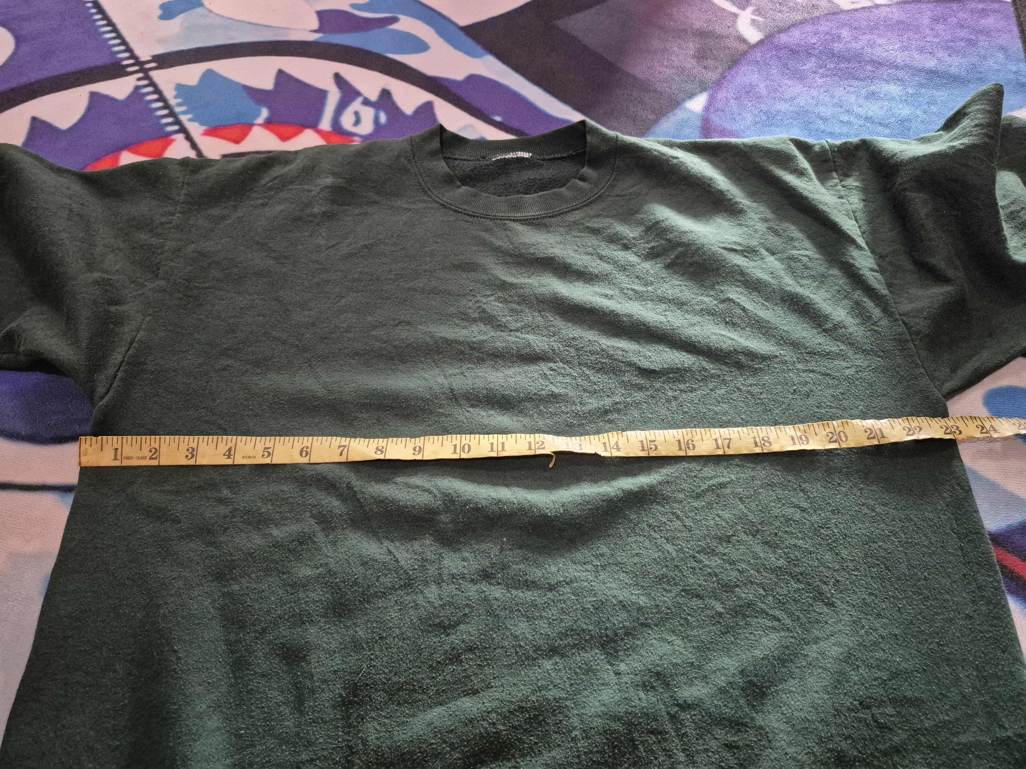 Vintage 🔥 Vintage Plain Green Sweatshirt Pullover Jumper Size US L / EU 52-54 / 3 - 6 Thumbnail