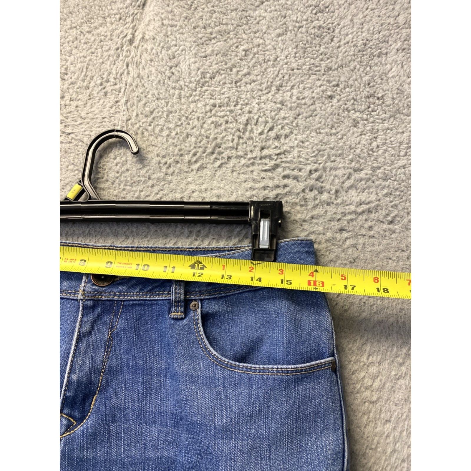 Vintage Natural Reflections Jeans Womens 6 Straight Fleece Lined Flannel Pants Blue 30 Inseam Medium Denim Cotton Polyester Spandex 5-Pocket Winter Size 28" / US 6 / IT 42 - 5 Thumbnail