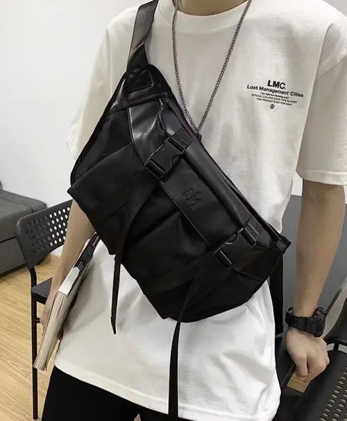 Japanese Brand Utility grunge y2k side sling bag Size ONE SIZE - 4 Thumbnail