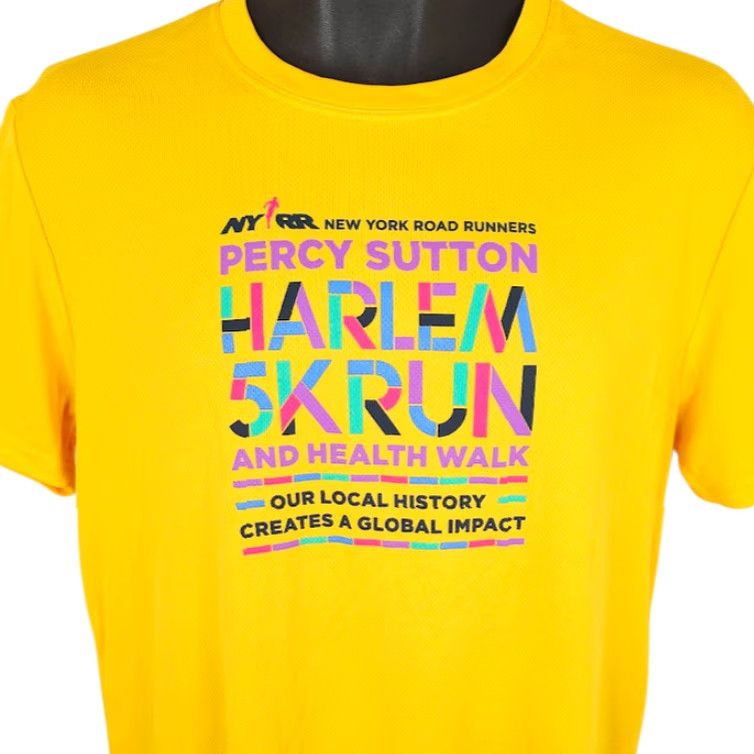 New Balance New Balance Harlem 5K Run T Shirt Mens Size M Yellow NYC Road Runners Graphic Tee USA Size US M / EU 48-50 / 2 - 2 Thumbnail