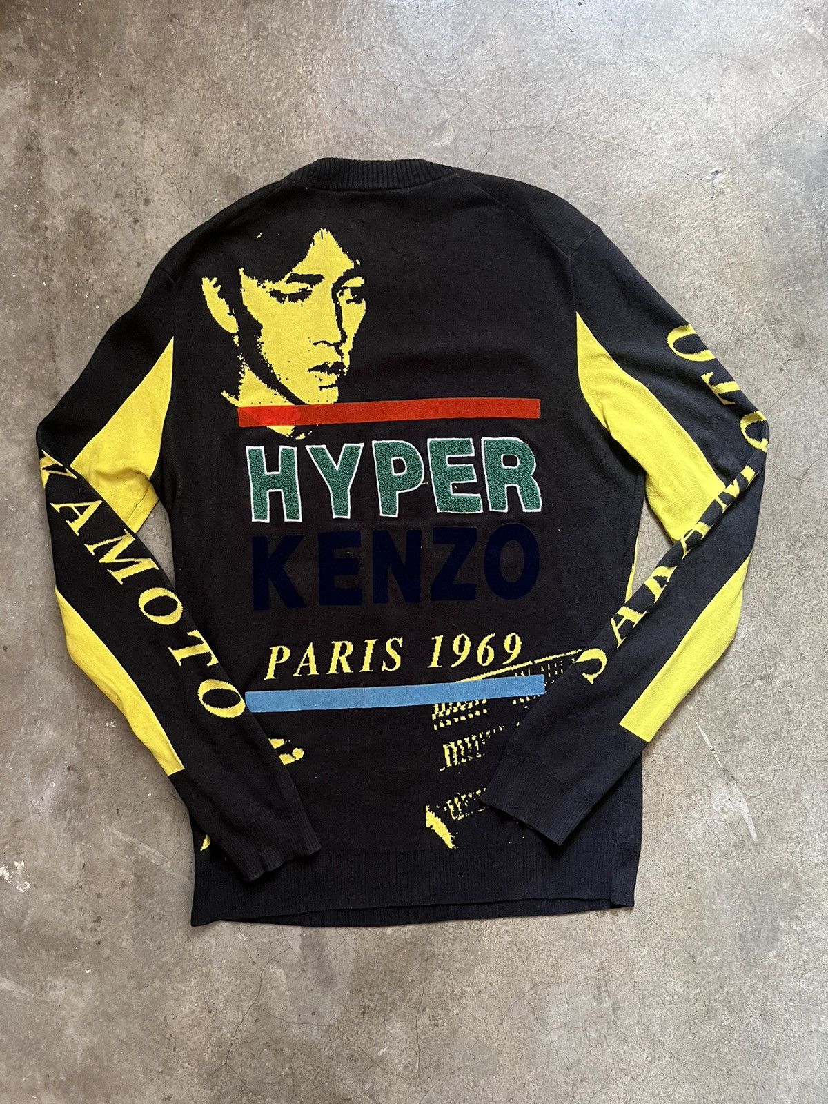 Kenzo SS18 Kenzo Paris Ryuichi Sakamoto Crewneck Sweater RUNWAY Size US S / EU 44-46 / 1 - 7 Thumbnail