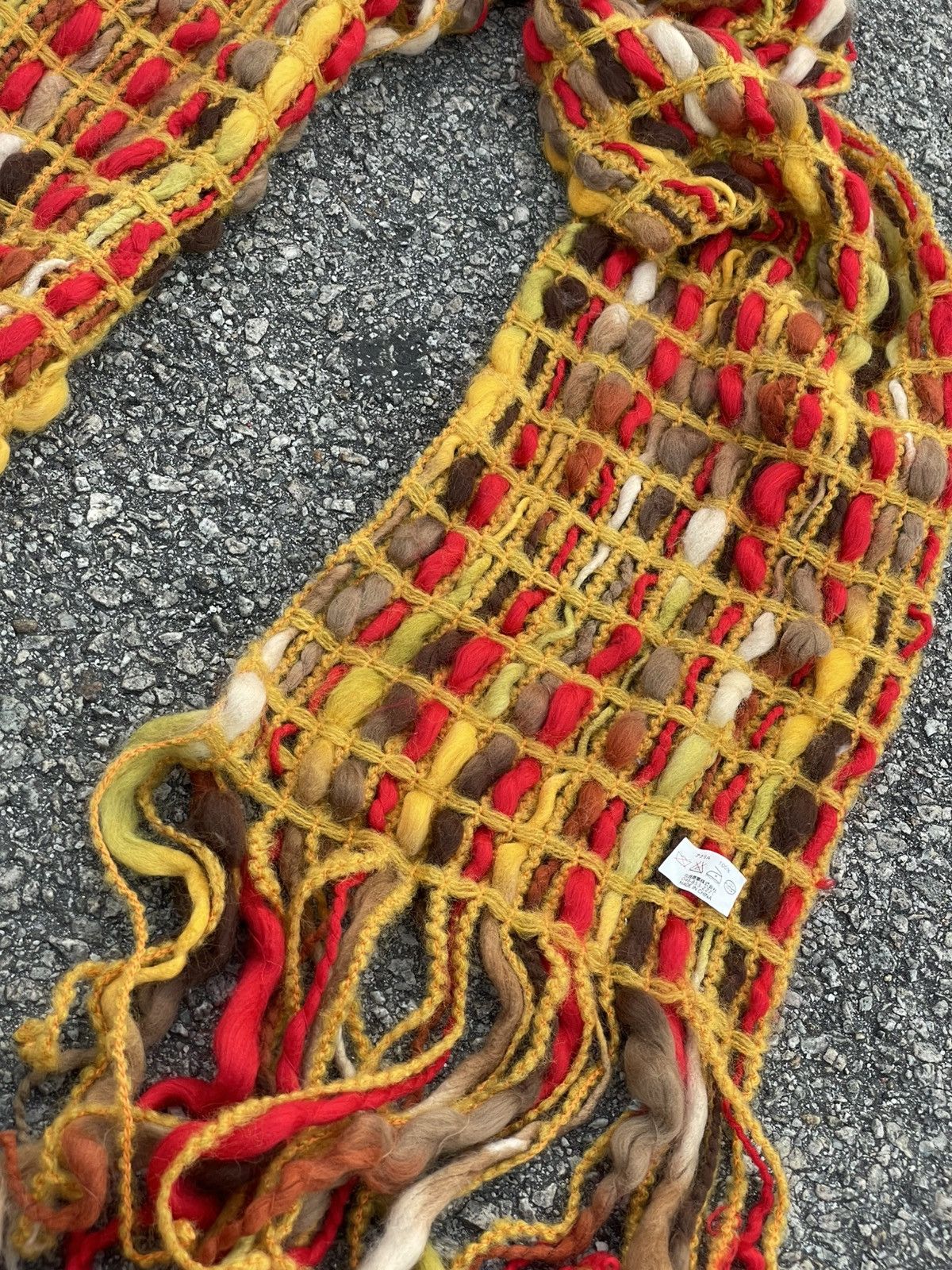 Seditionaries Knit Crochet Multi-Color Unisex Neck Scarf Size ONE SIZE - 1 Thumbnail
