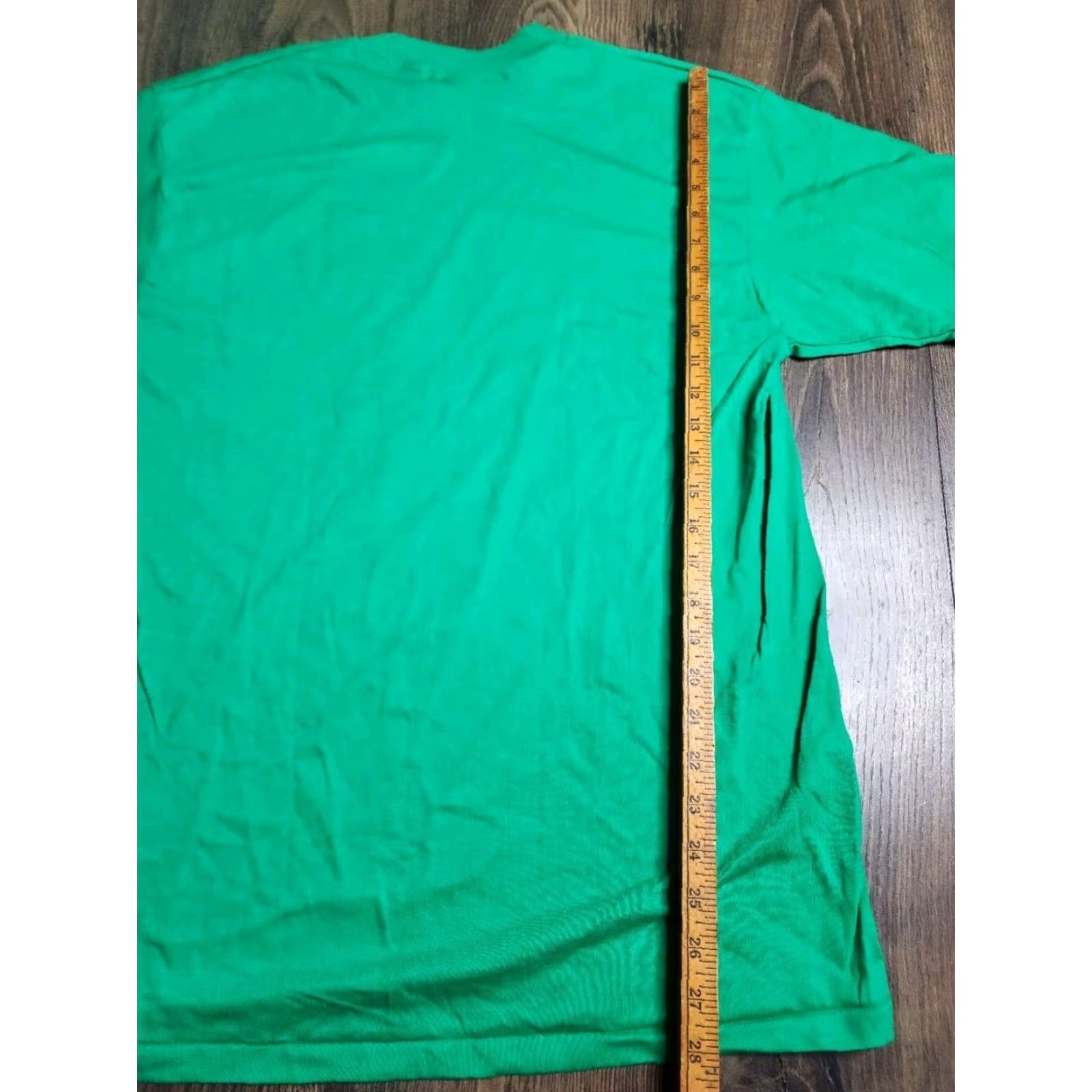 Hanes Vintage Bell South Mens XL T-Shirt 1980s Cotton Blend Green Graphic Crew Neck Short Sleeve Size US XL / EU 56 / 4 - 2 Thumbnail