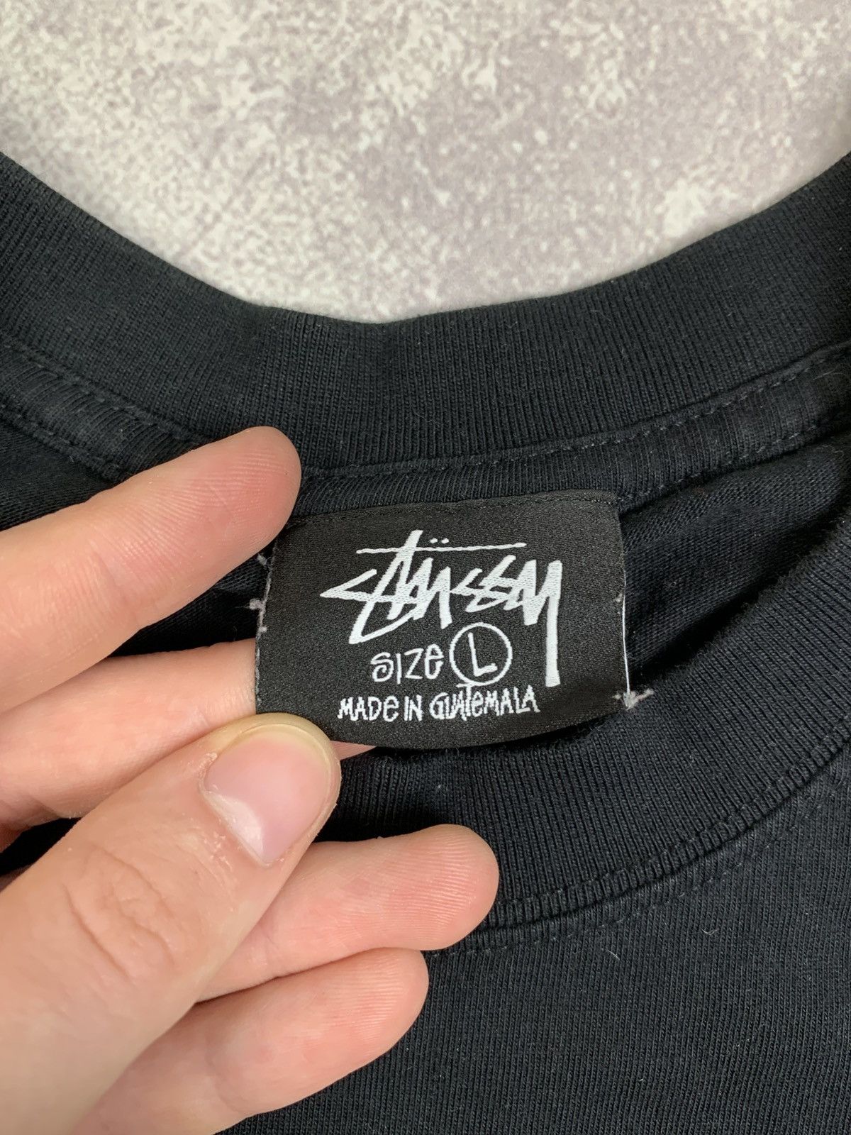 Stussy Stussy vintage big logo tee Size US L / EU 52-54 / 3 - 8 Thumbnail